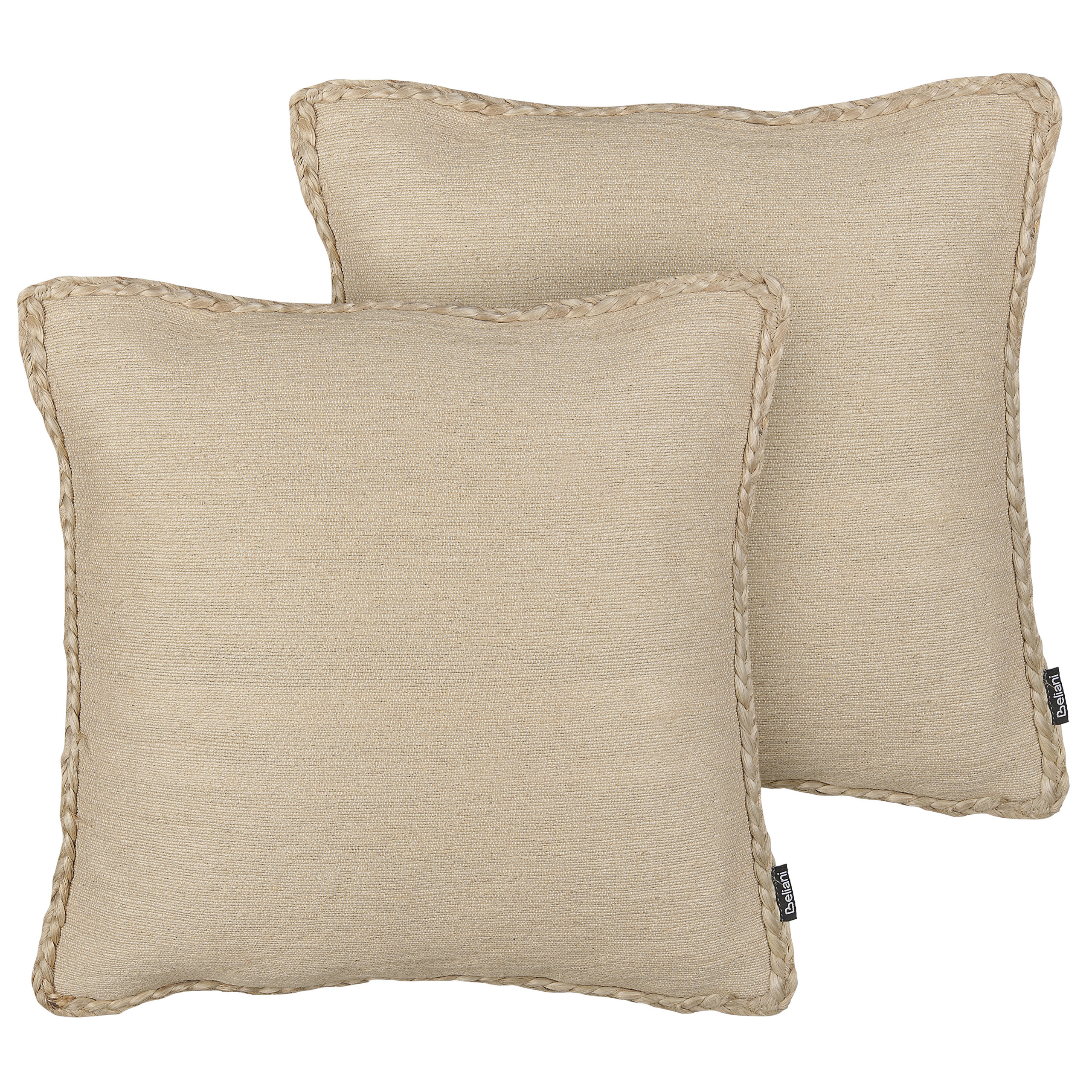 Set van 2 kussens Beige ELLIOTTIA 45 x 45 cm