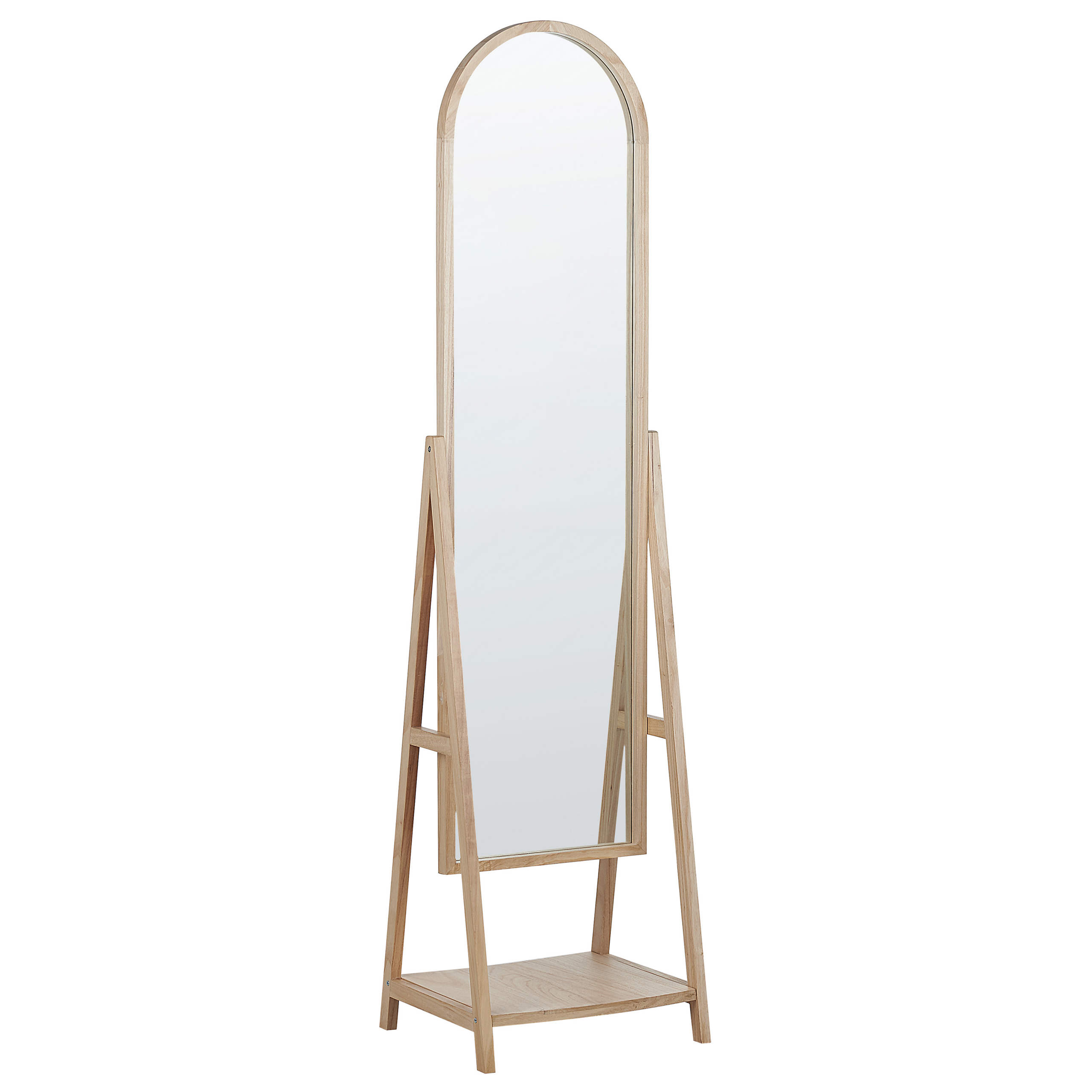 Staande spiegel lichthout 39 x 170 cm CHAMBERY