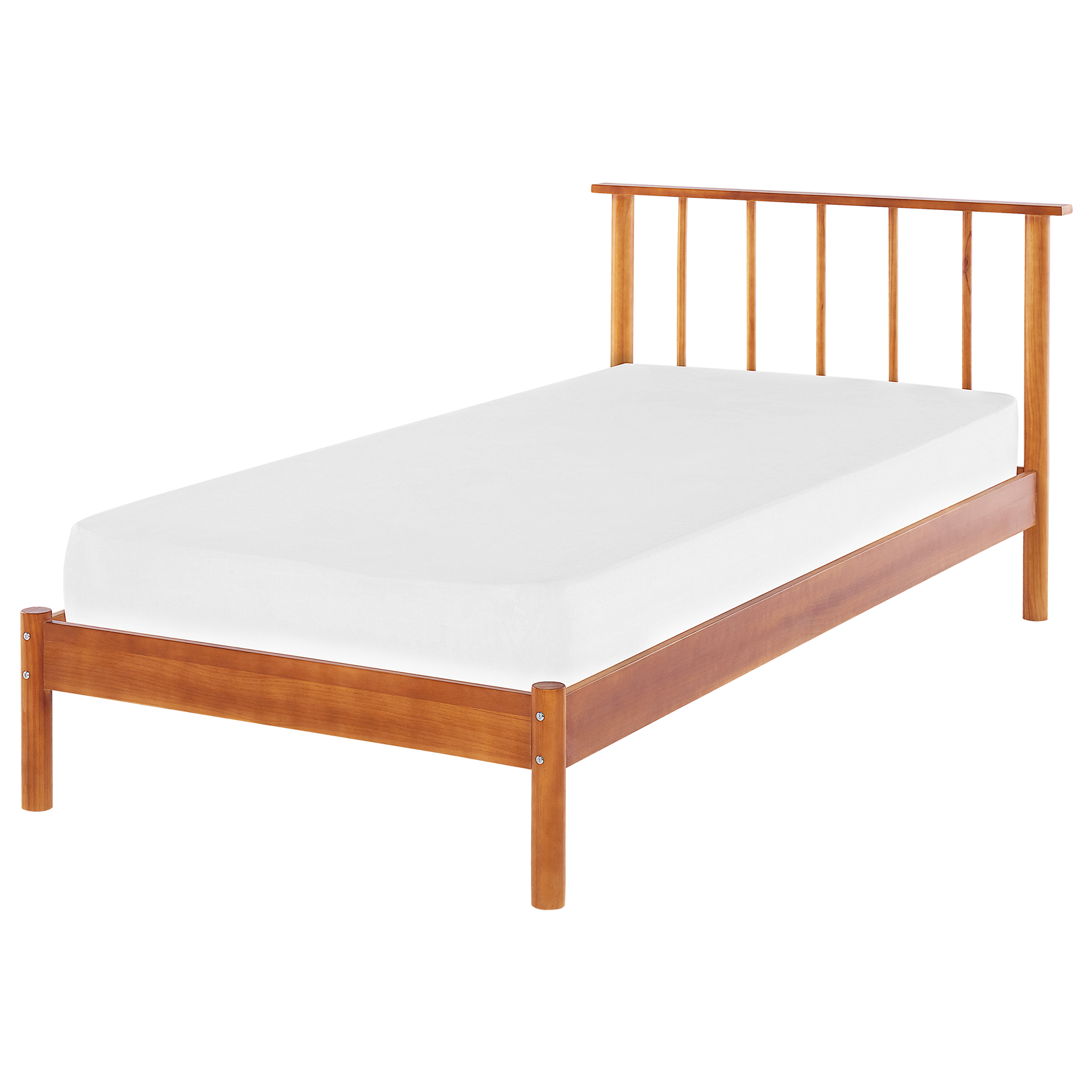 Bed hout lichtbruin 90 x 200 cm BARRET