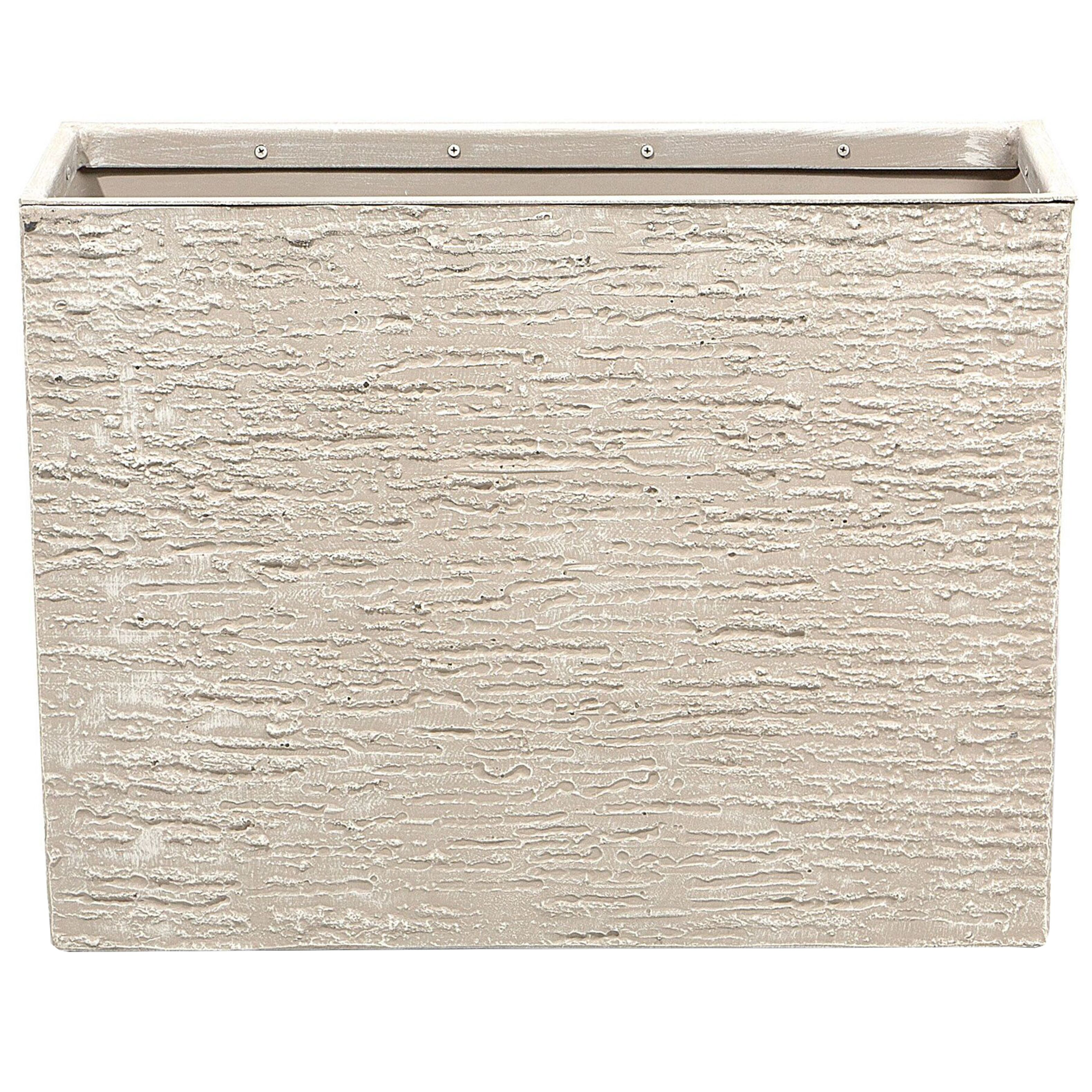Bloempot beige 25x60x45 cm EDESSA