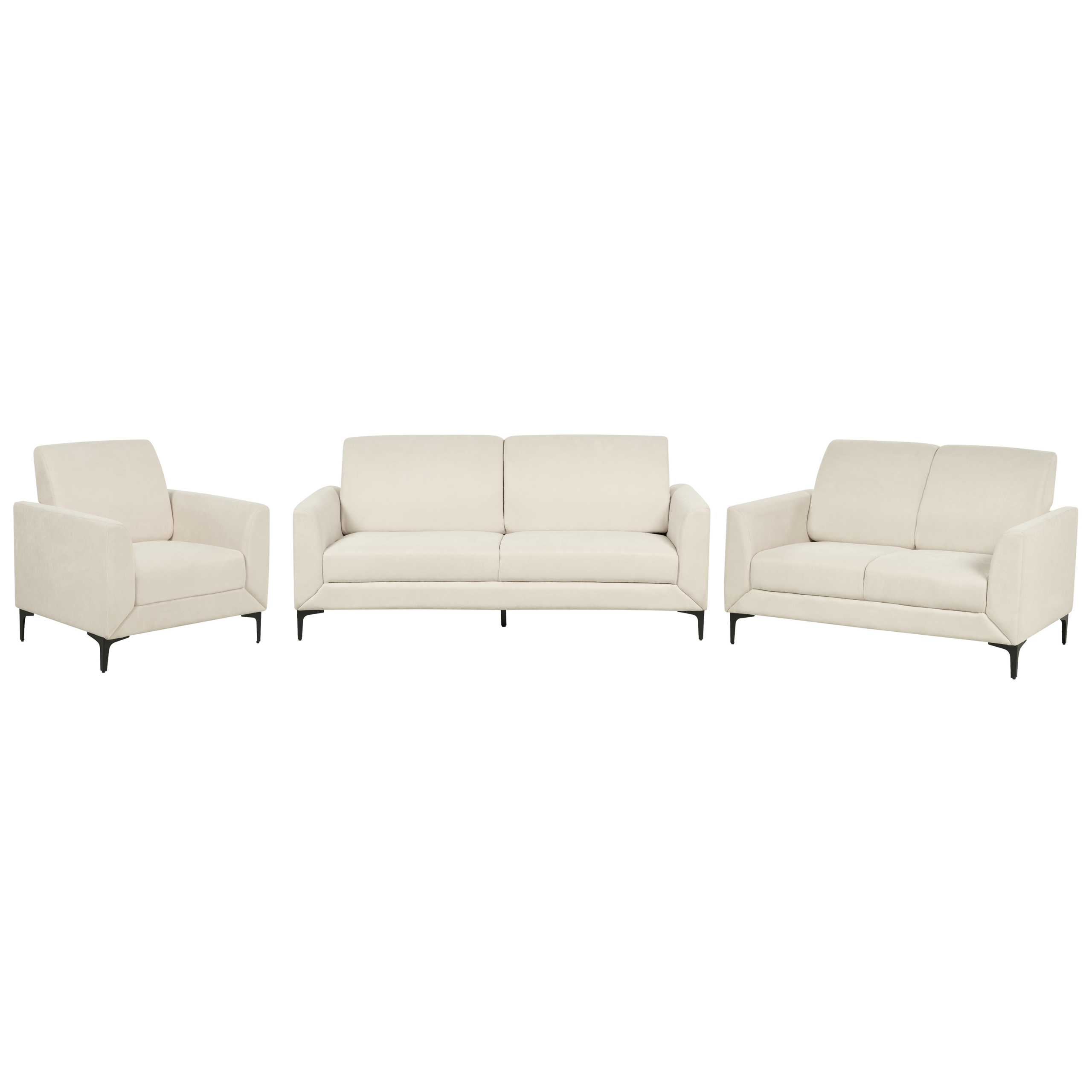 Bankenset stof beige FENES