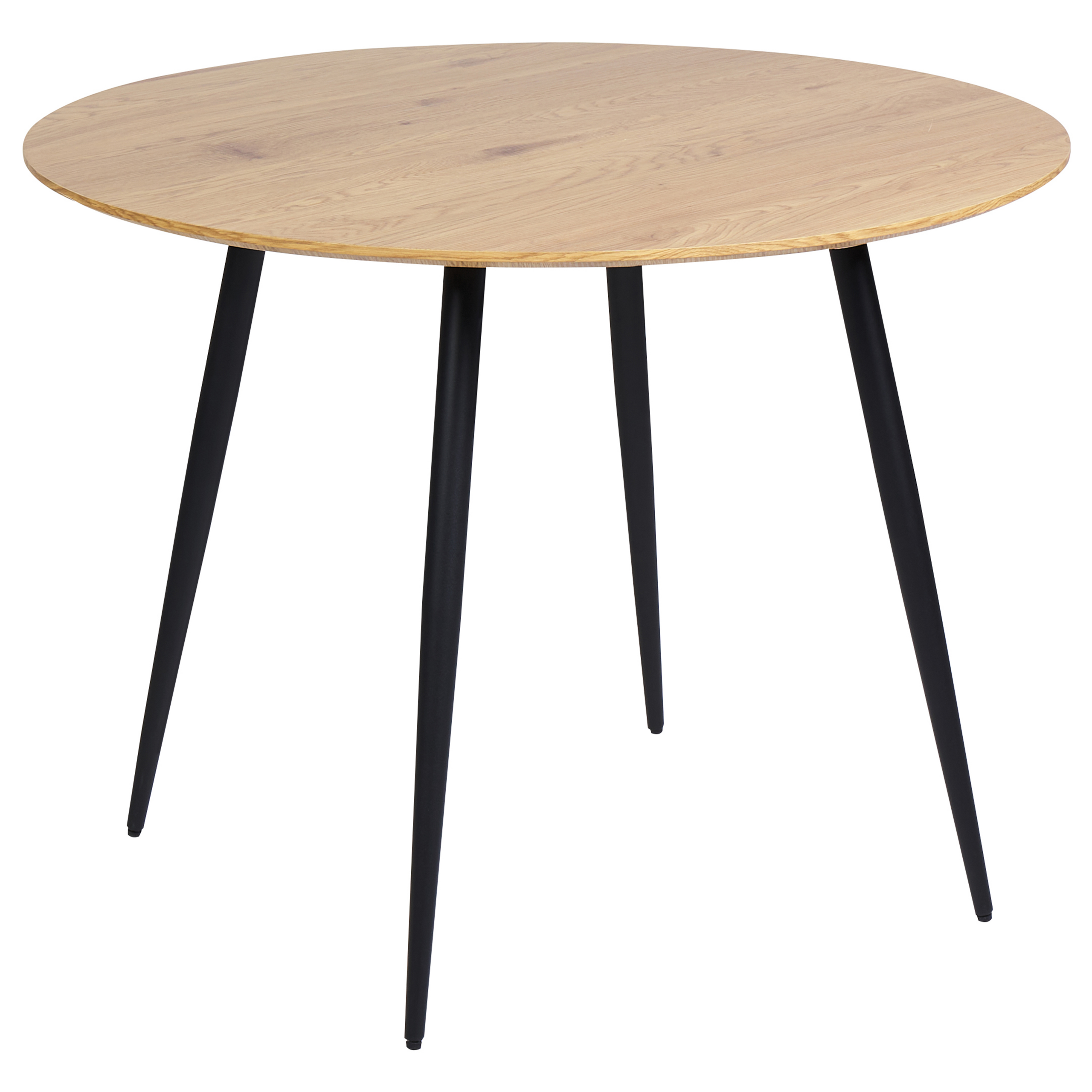 Eettafel MDF lichthout ⌀ 100 cm BJORKA