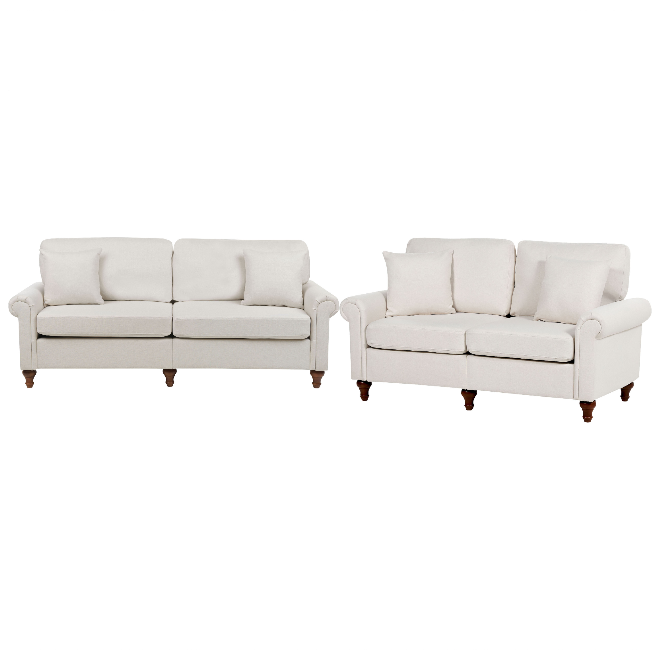 Bankenset stof beige GINNERUP