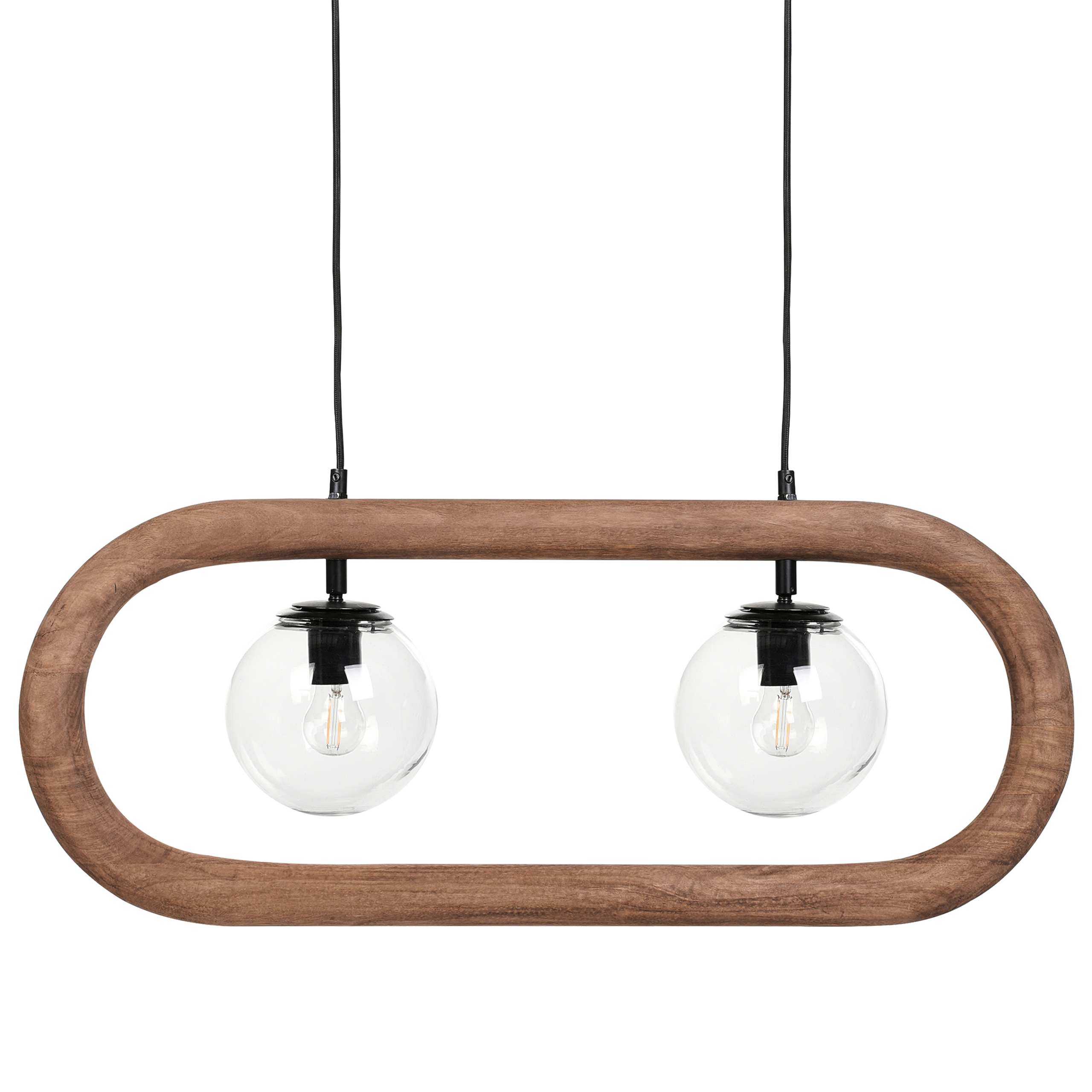 Hanglamp donkerhout AYENSU