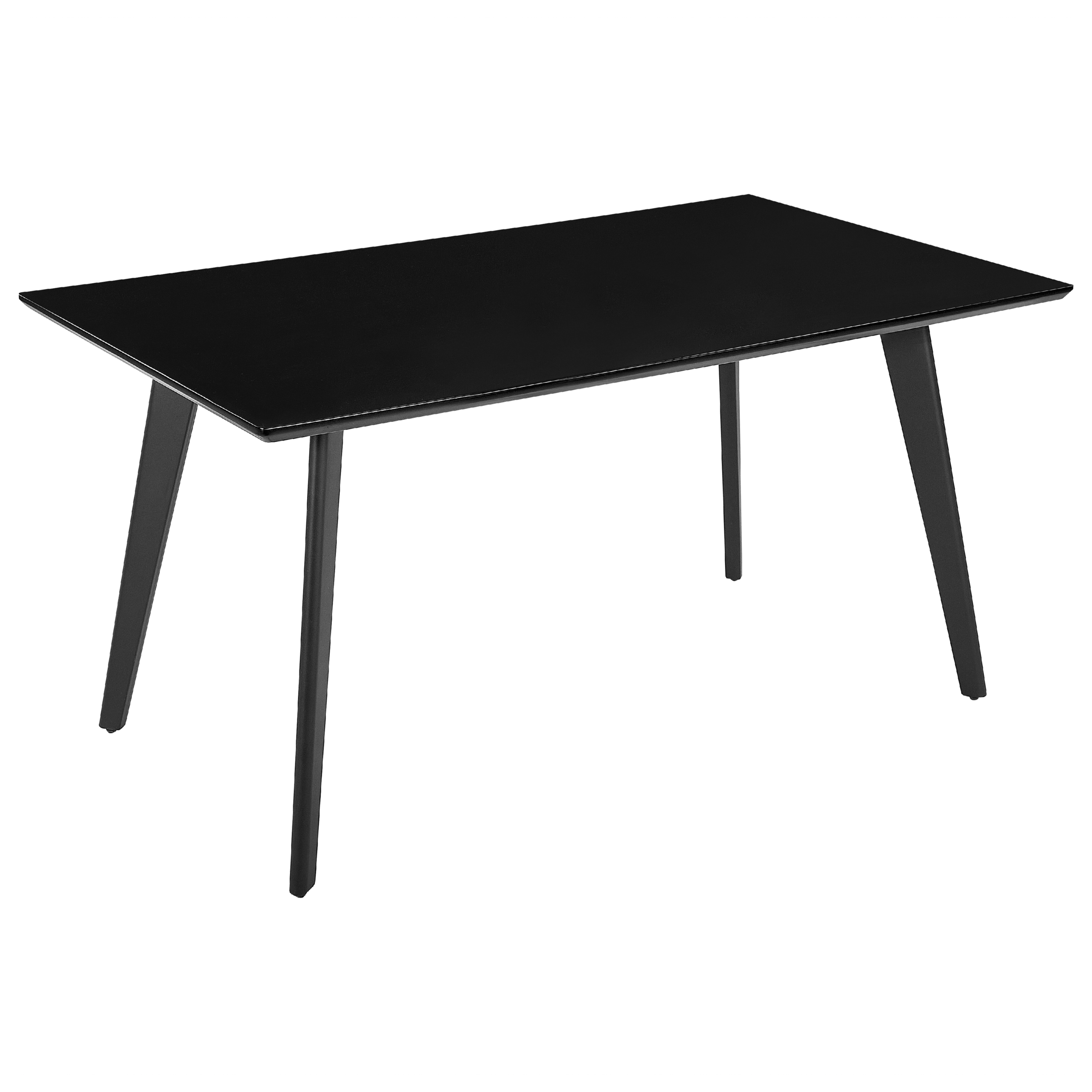 Eettafel MDF zwart 150 x 90 cm DORCAS