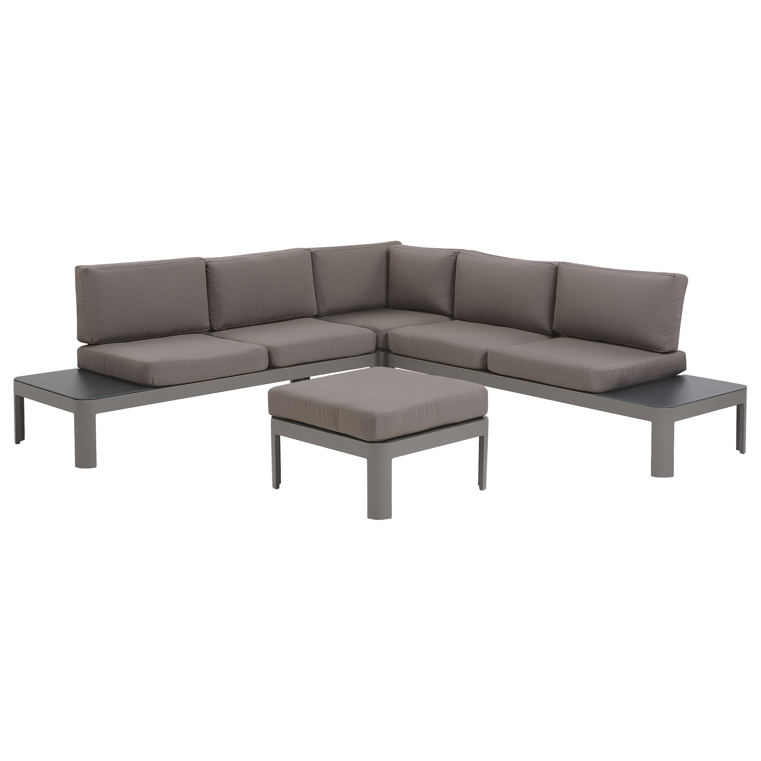 Loungeset Universeel Aluminium Grijs FERENTINO