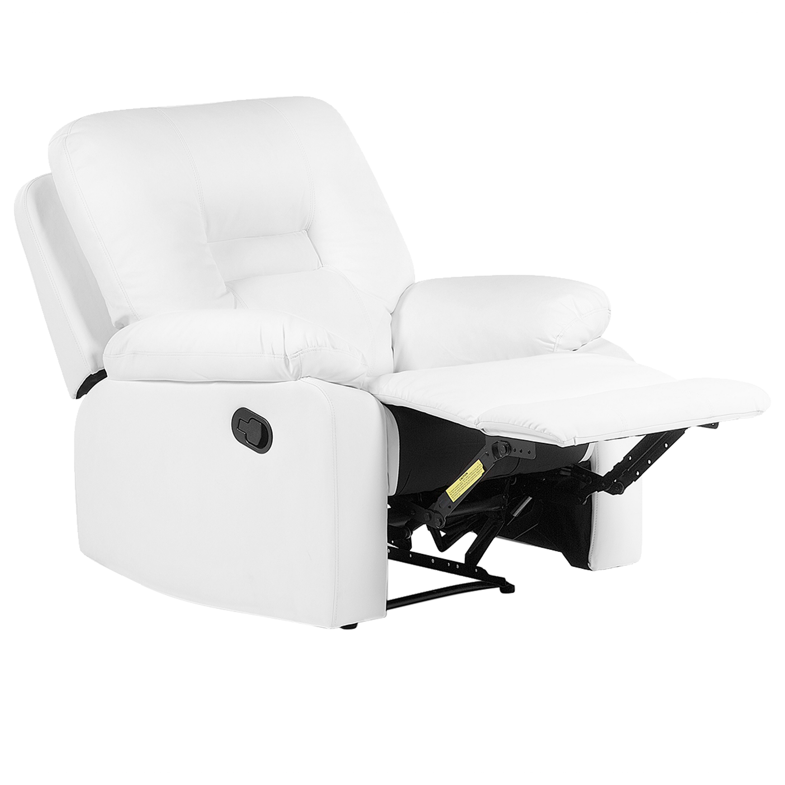 Fauteuil Kunstleer Wit BERGEN
