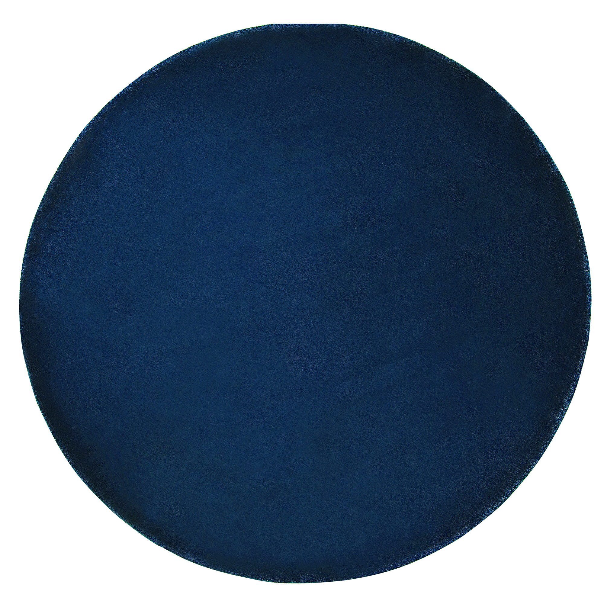 Vloerkleed viscose marineblauw ⌀ 140 cm GESI II