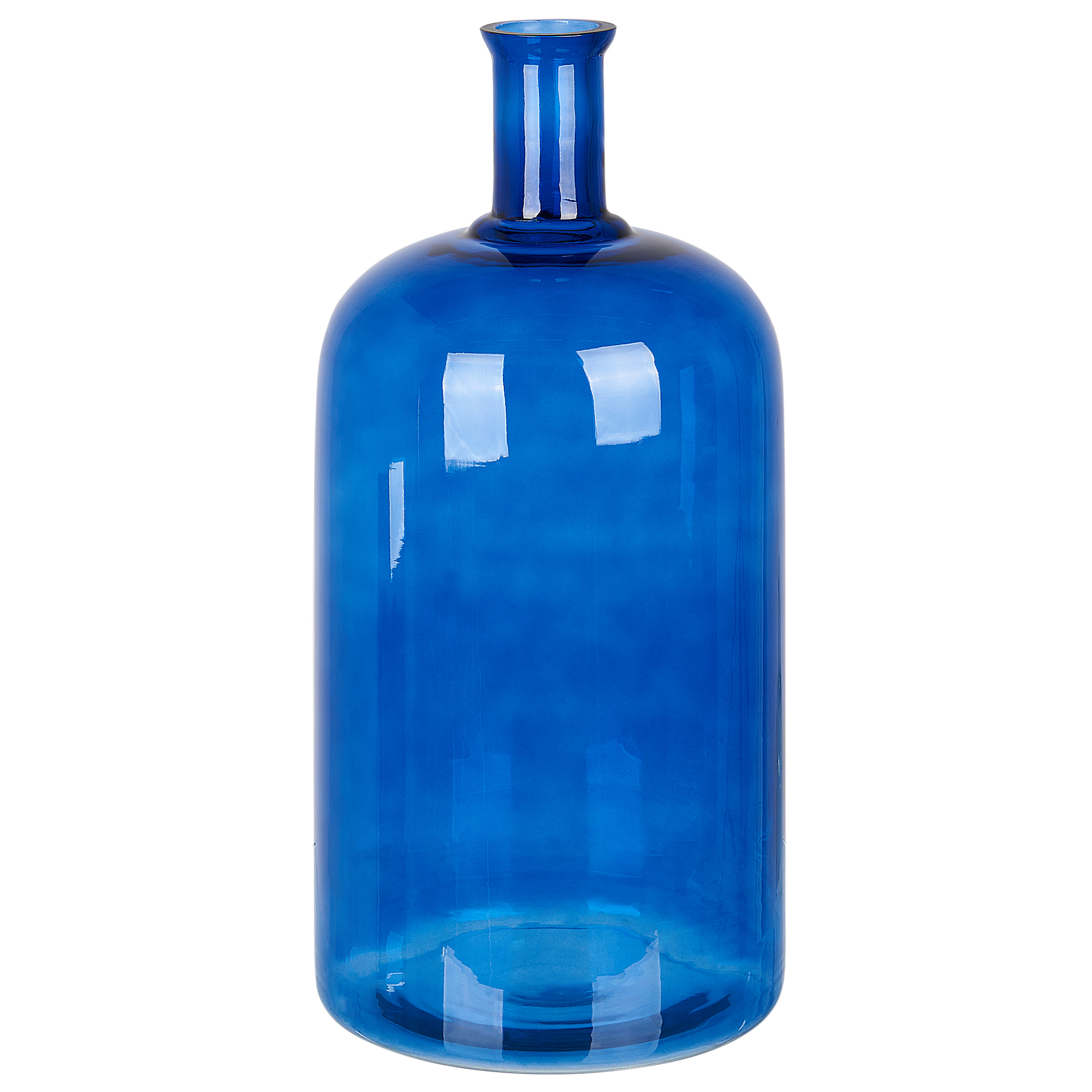 Glas Bloemenvaas 45 cm Blauw KORMA