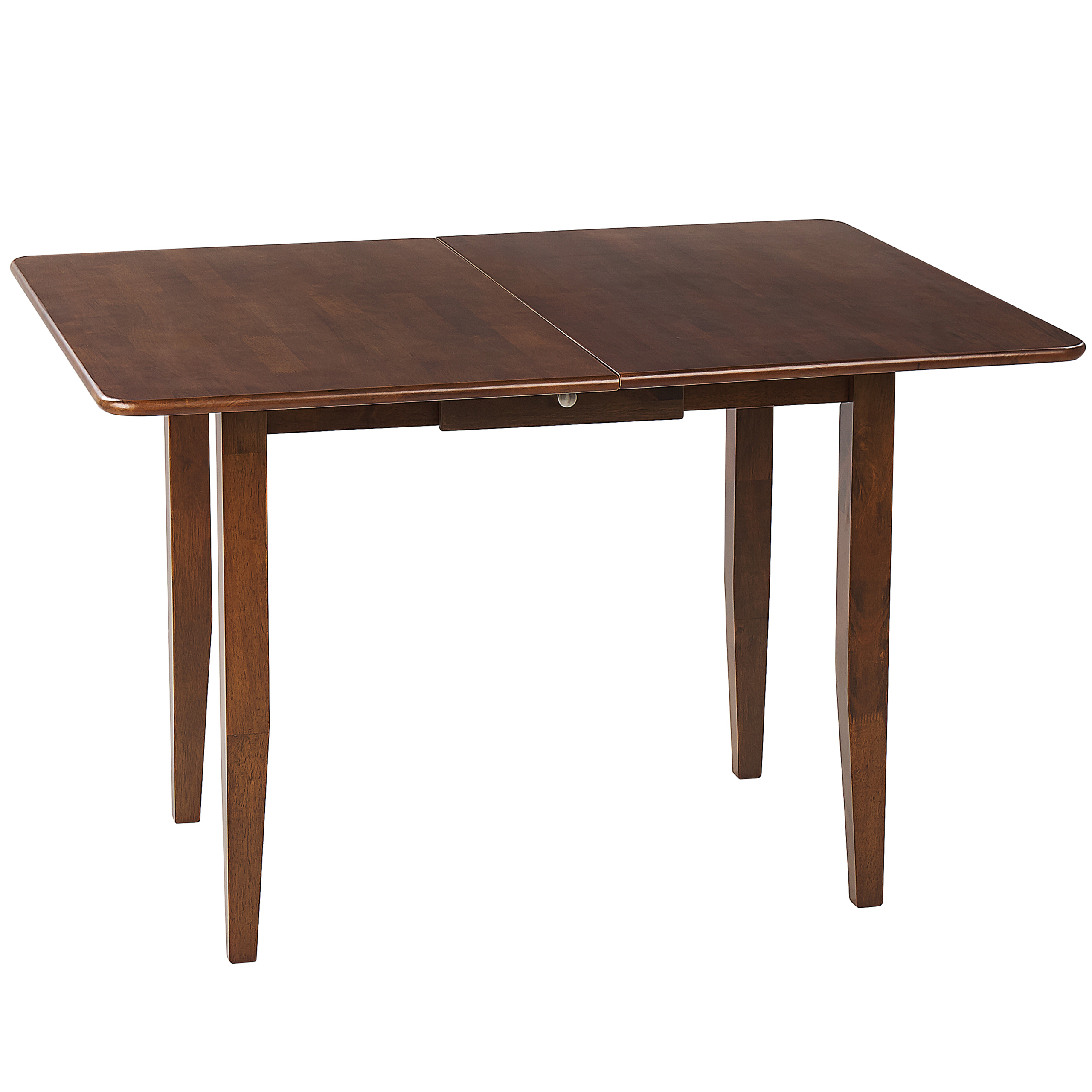 Beliani - Mesa de jantar extensível castanho escuro 90/120 x 60 cm MASELA