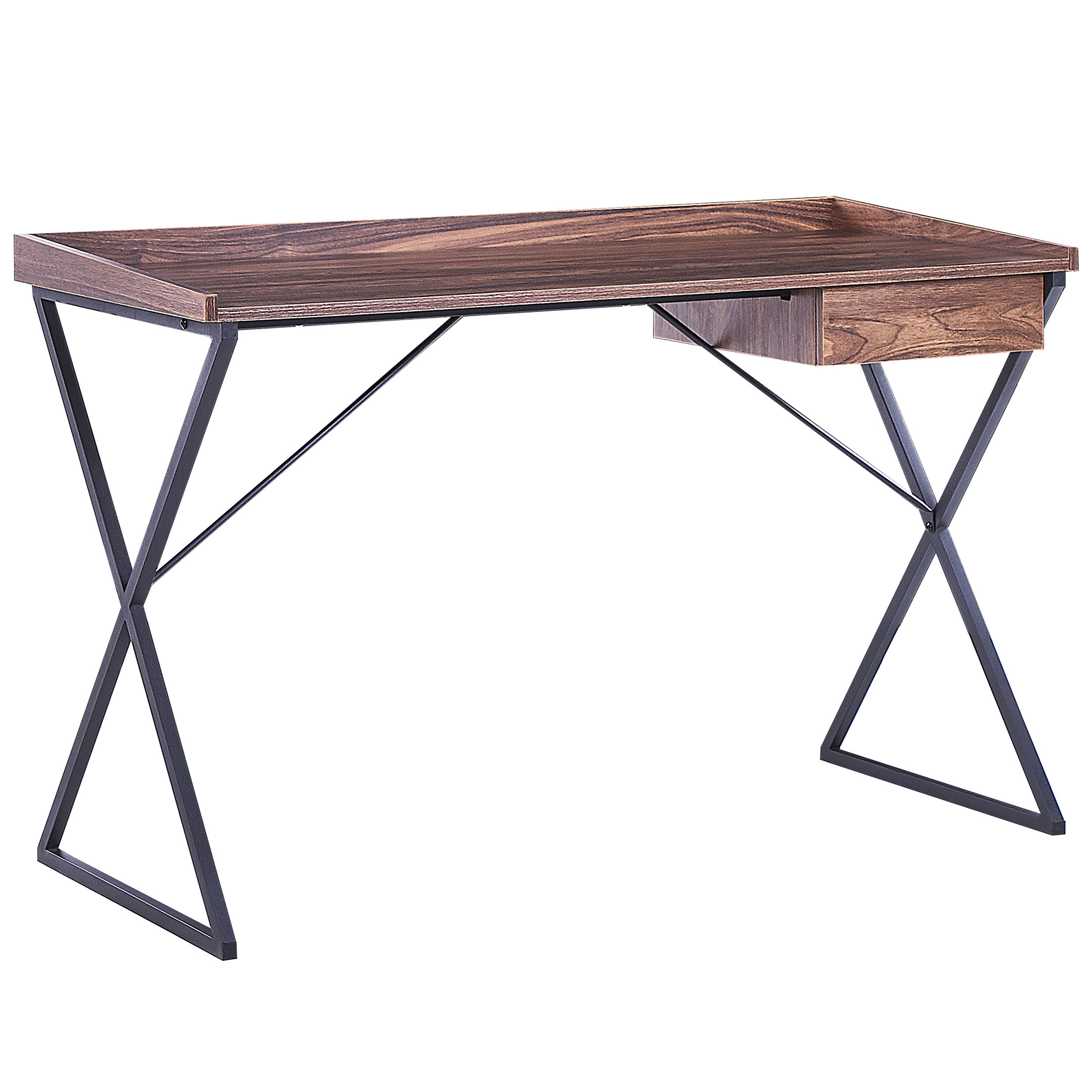 Bureau 120 x 54 cm Donkere houtkleur NOXON