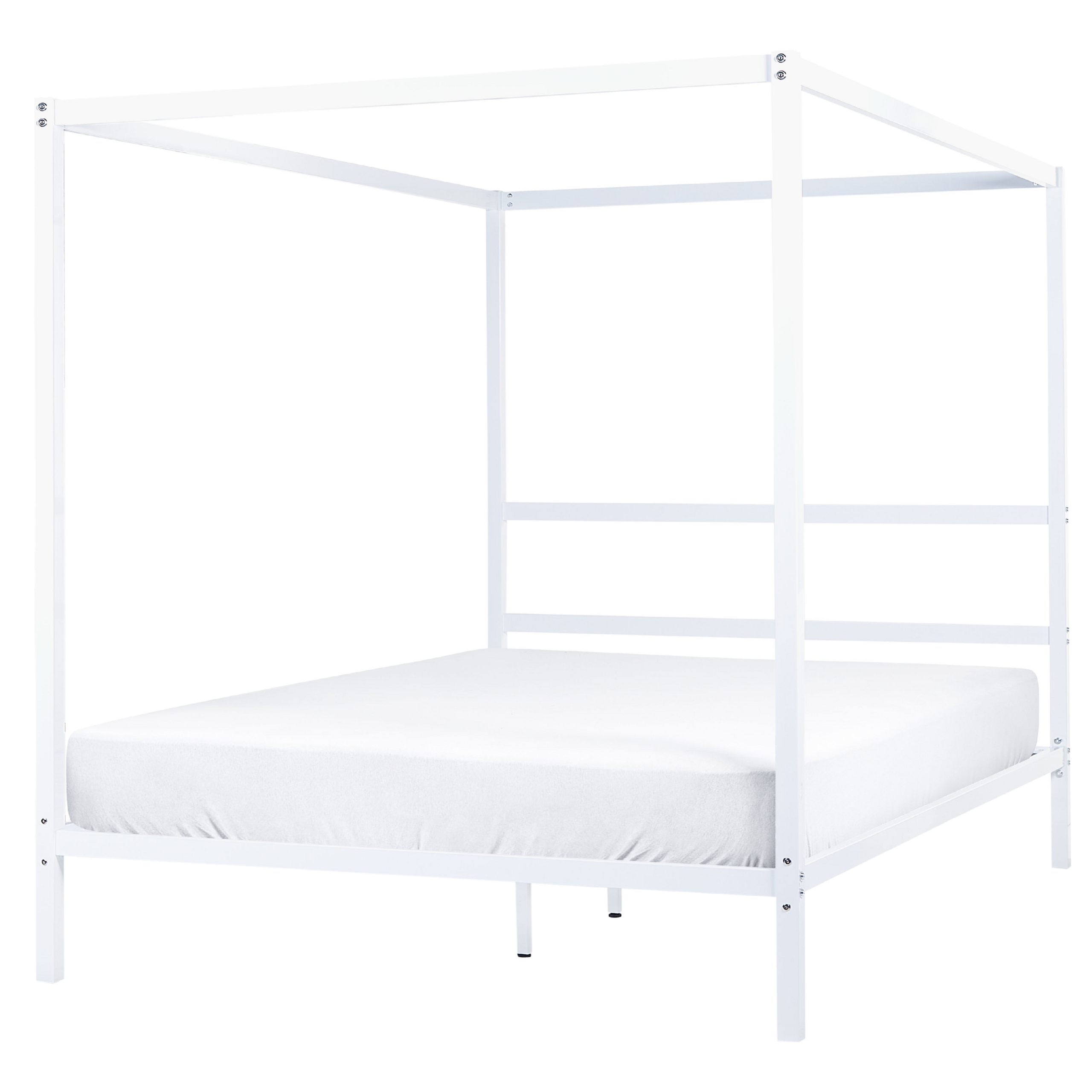 Bed metaal wit 160 x 200 cm LESTARDS