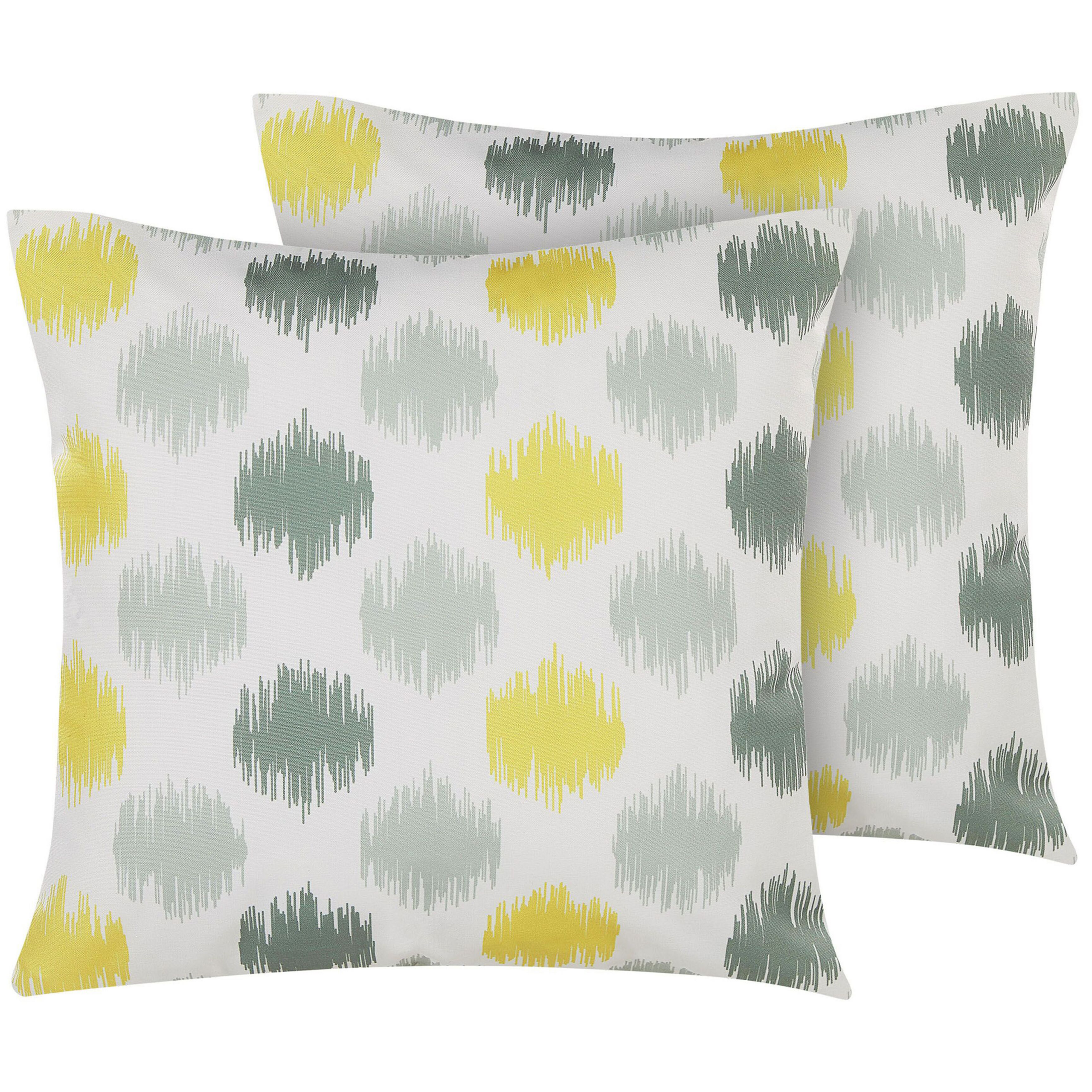 Set van 2 kussens Blauw NEROLA 45 x 45 cm