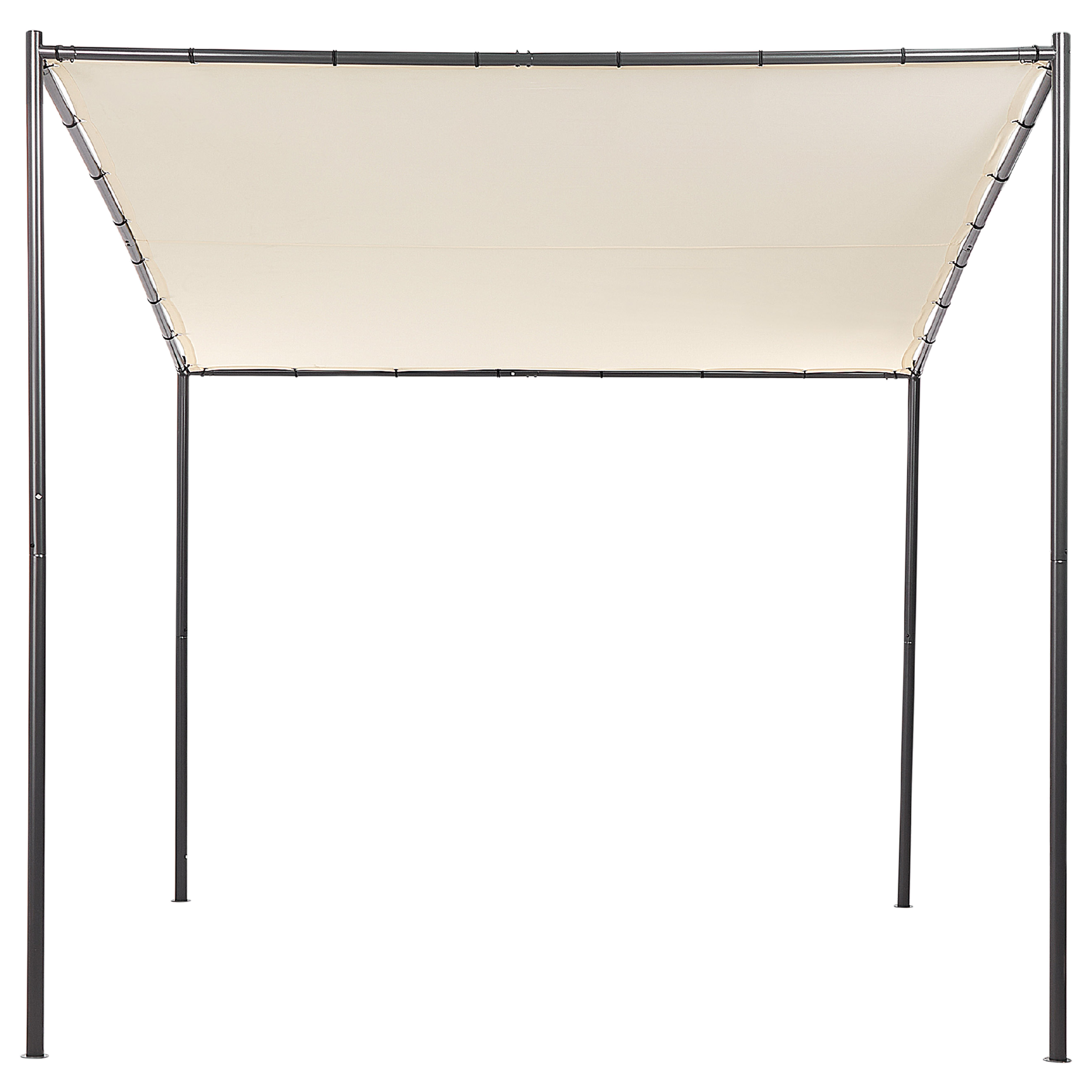 Tuin pergola 282 x 294 cm Beige VIMINO