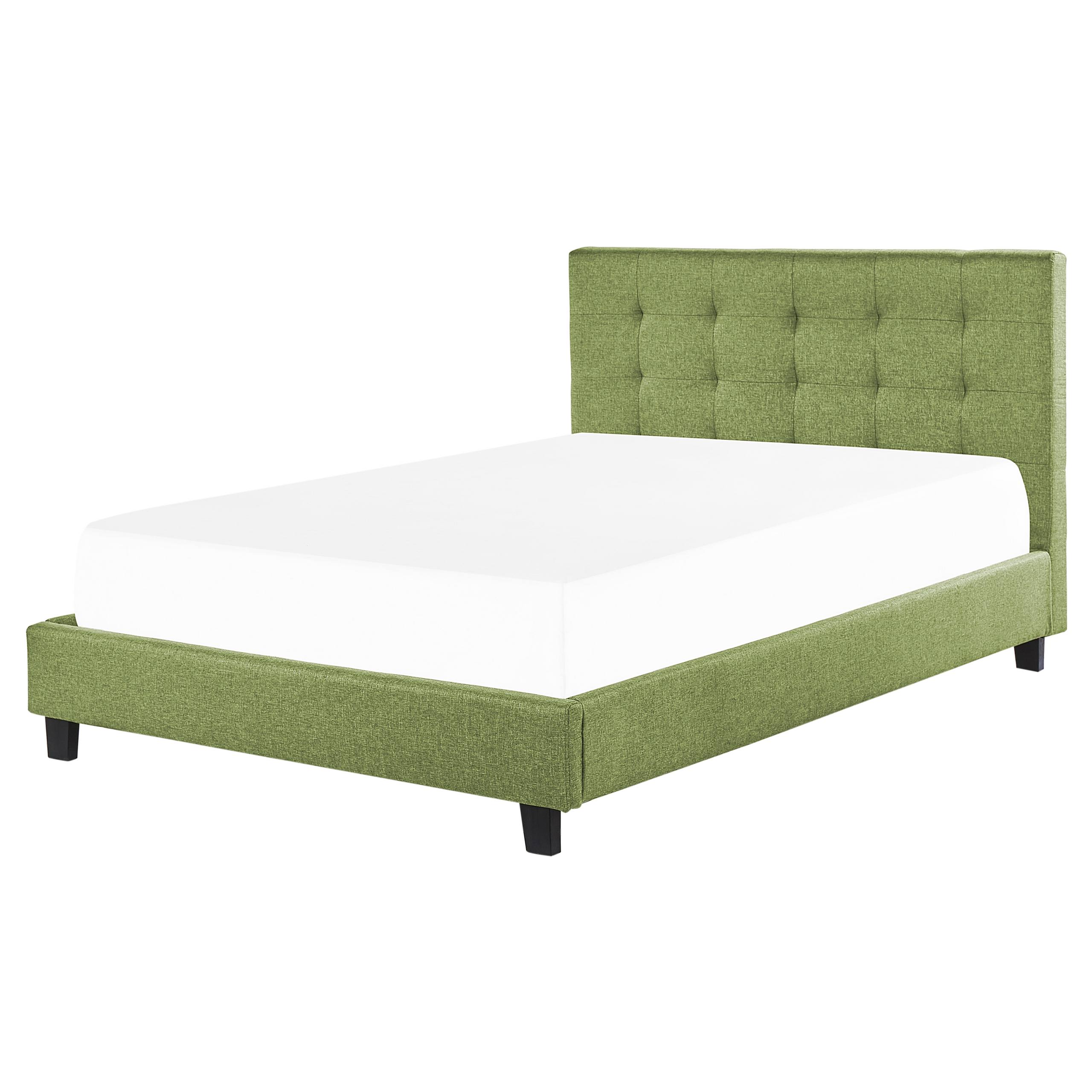 Bed stof groen 160 x 200 cm LA ROCHELLE