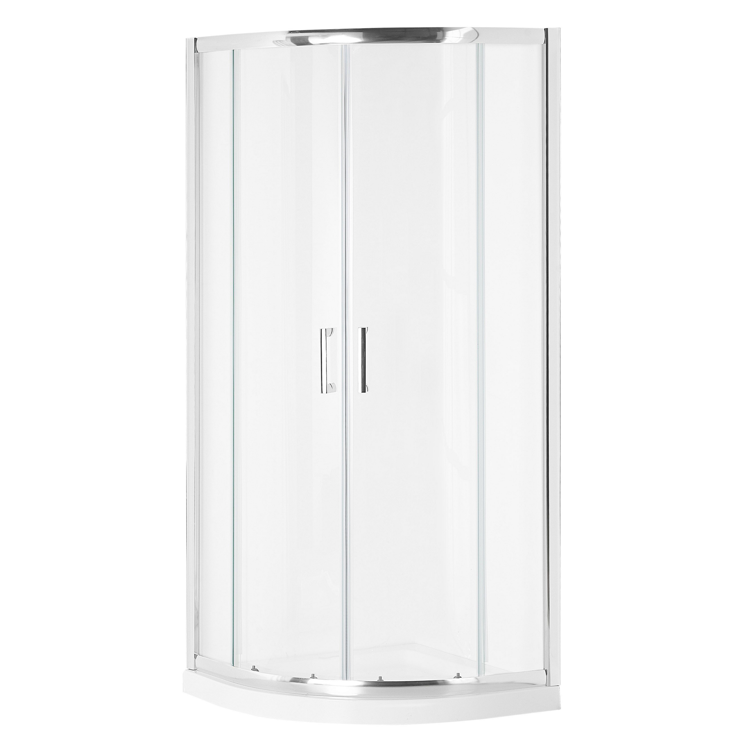 Douchecabine 80 x 80 x 185 cm Zilver JUKATAN