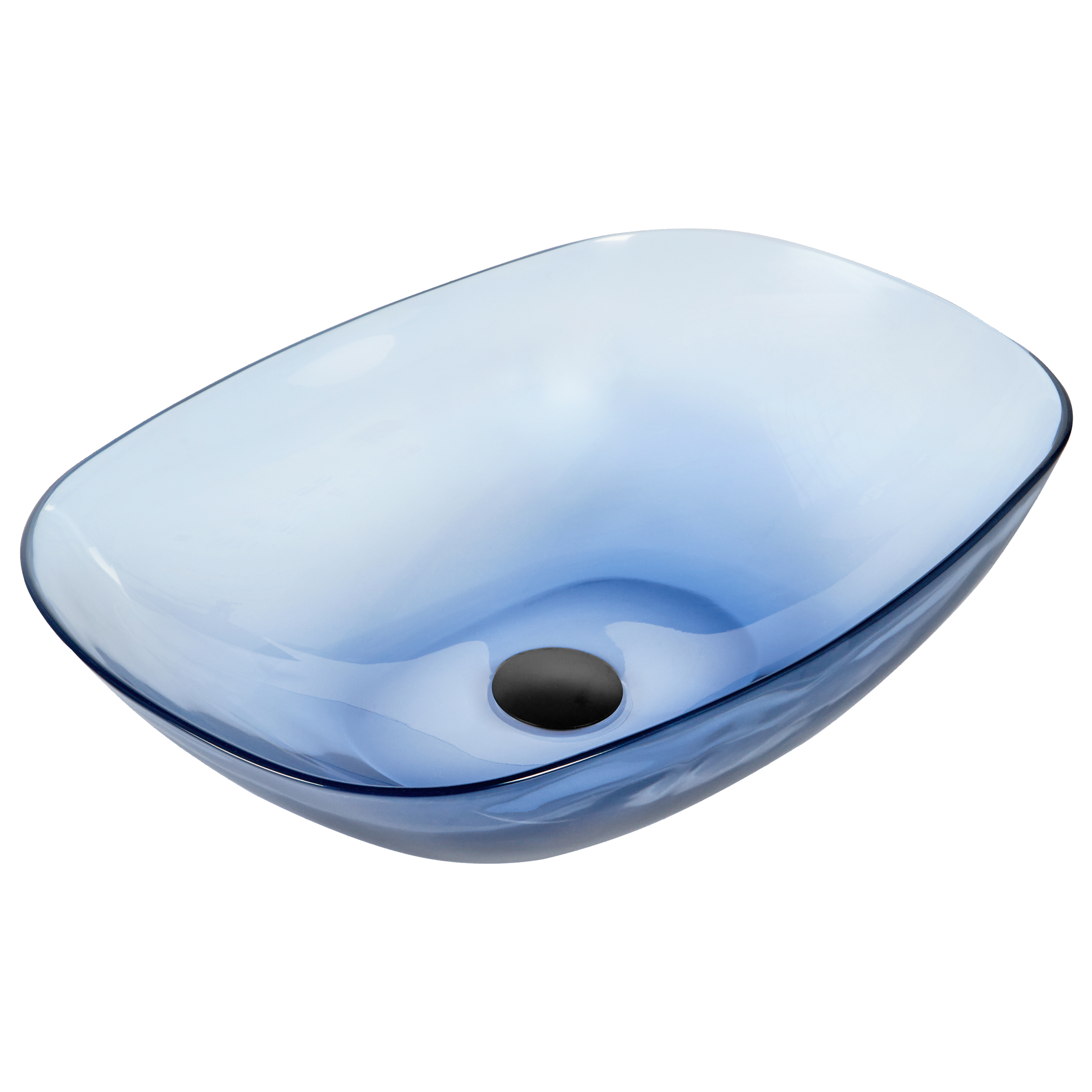 Wastafel blauw 54 x 36 cm MOENGO