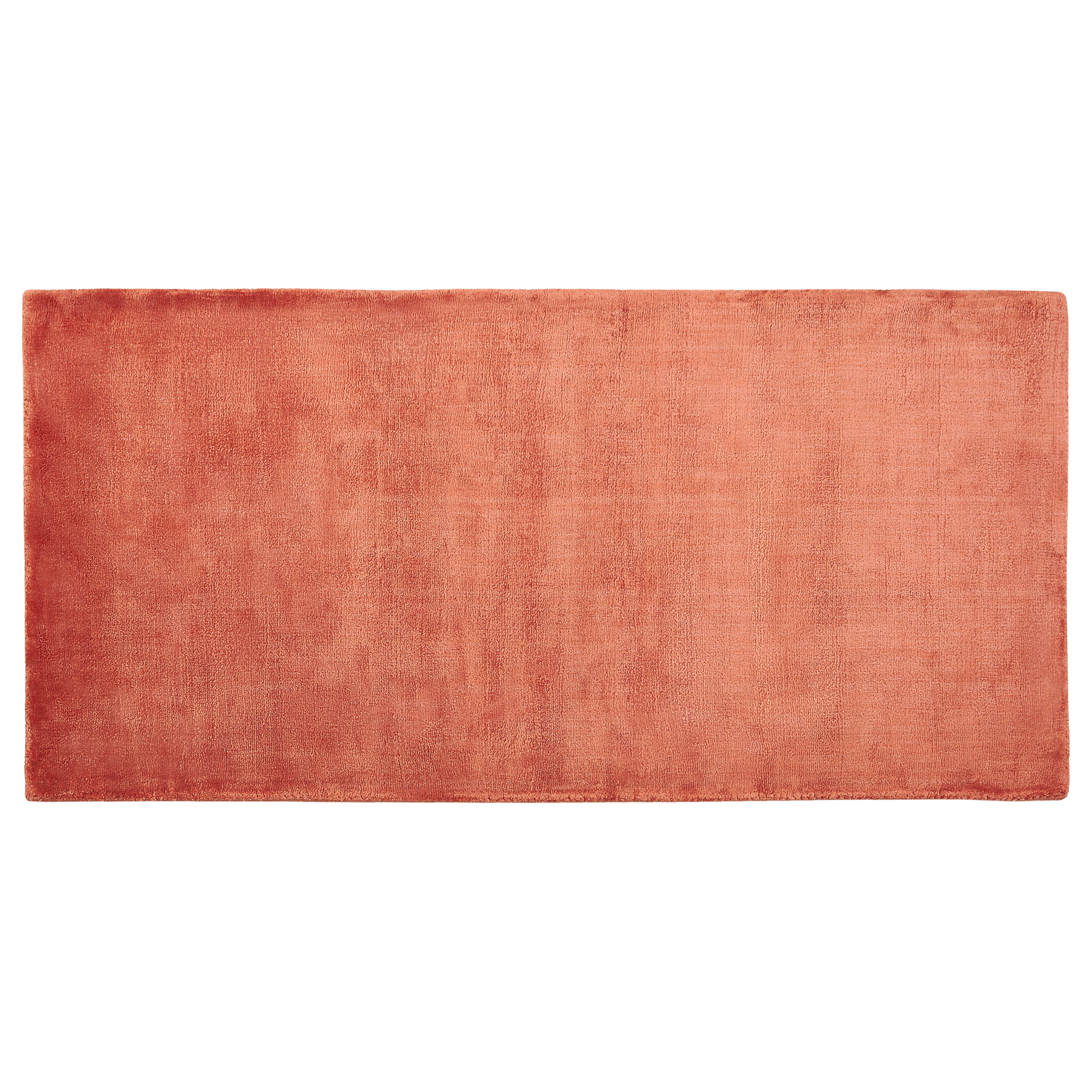Vloerkleed viscose oranje 80 x 150 cm GESI II