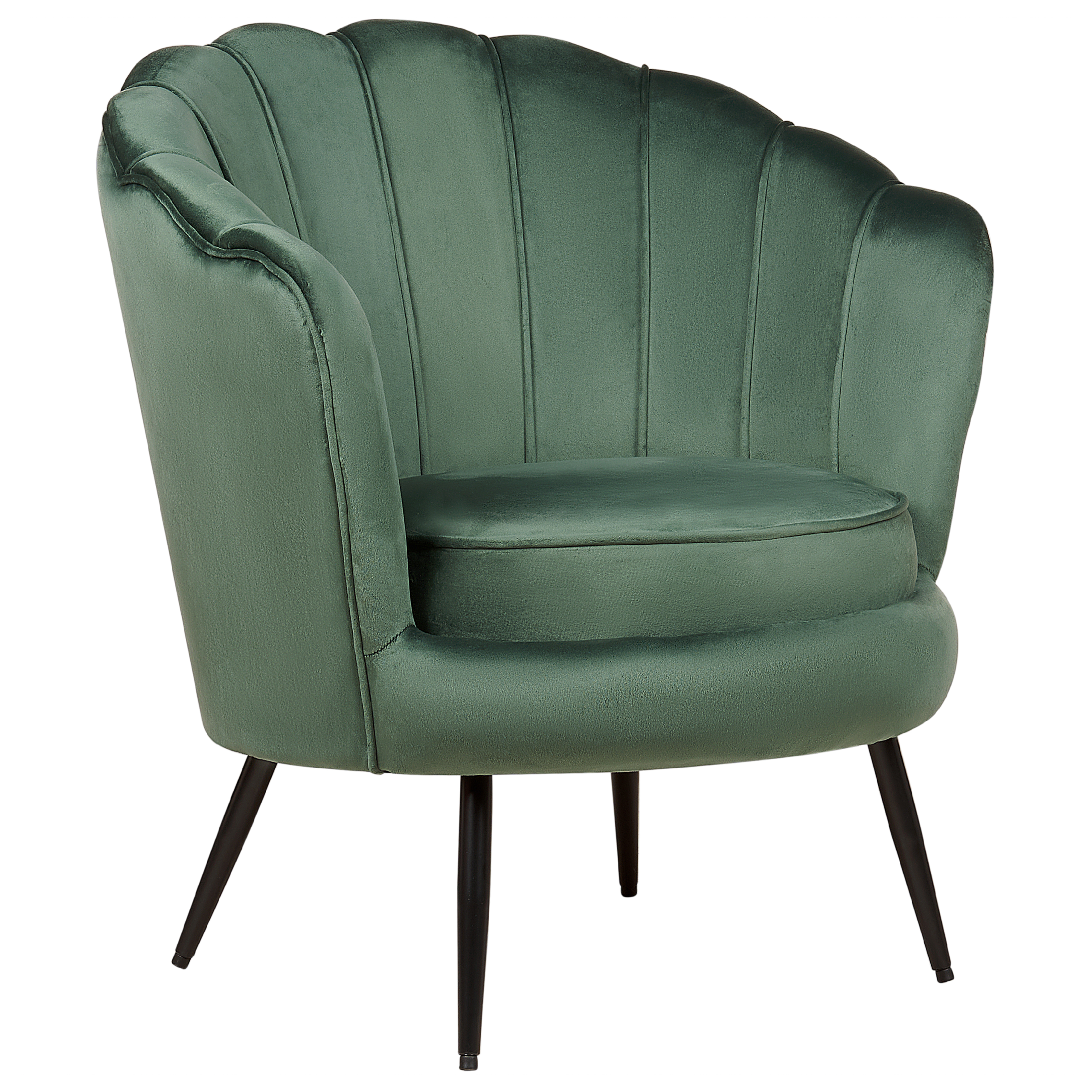 Fauteuil Fluweel Groen LOVIKKA