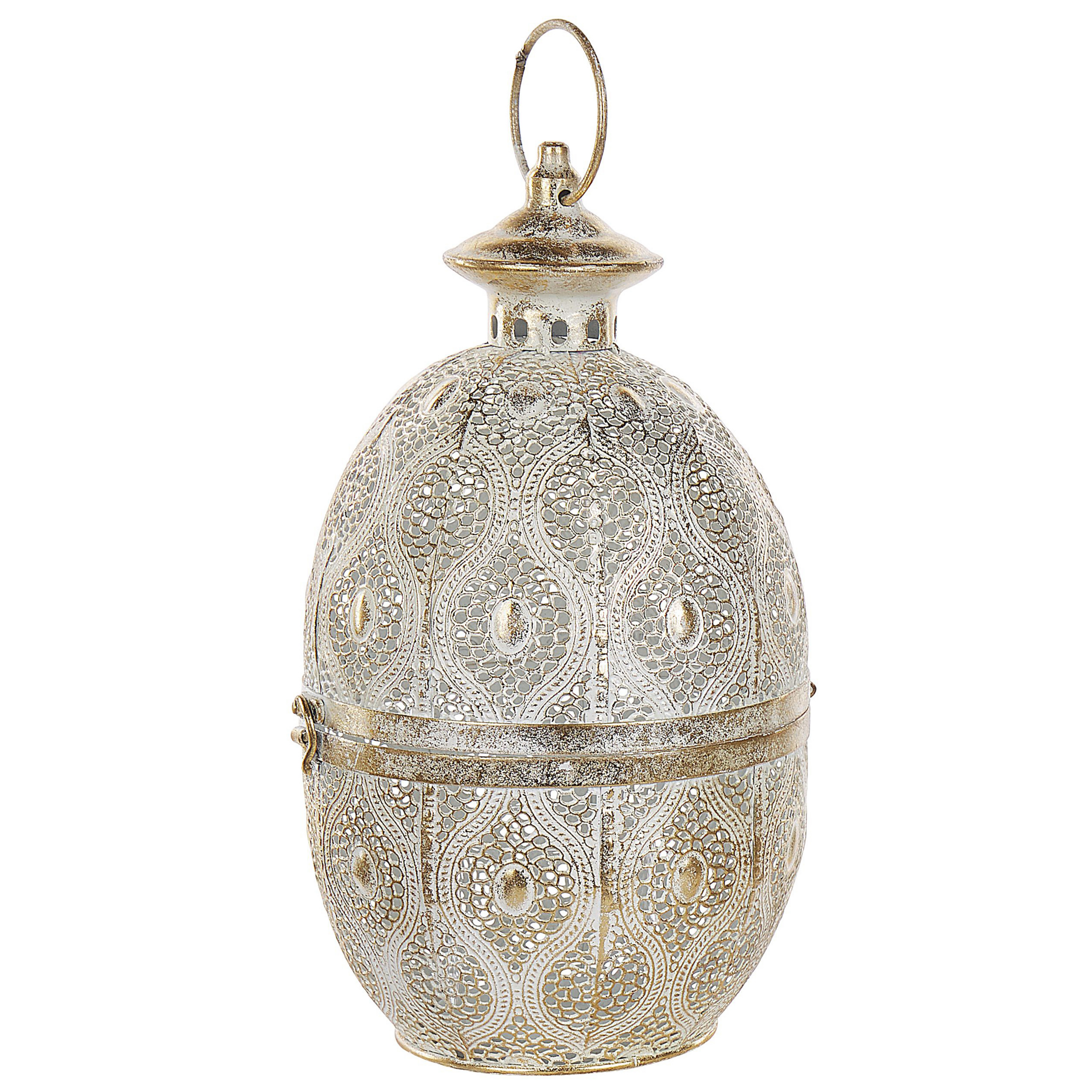 Decoratieve lantaarn metaal goud AMORGOS