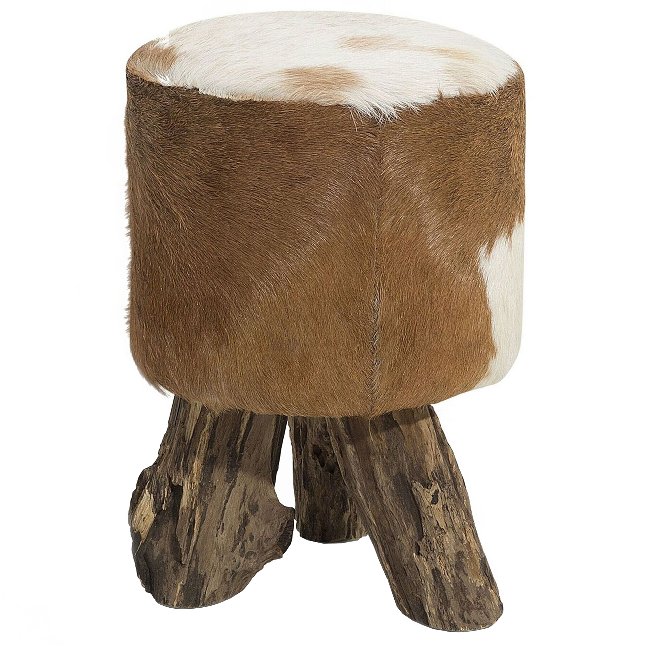Hocker teakhout bruin KENT