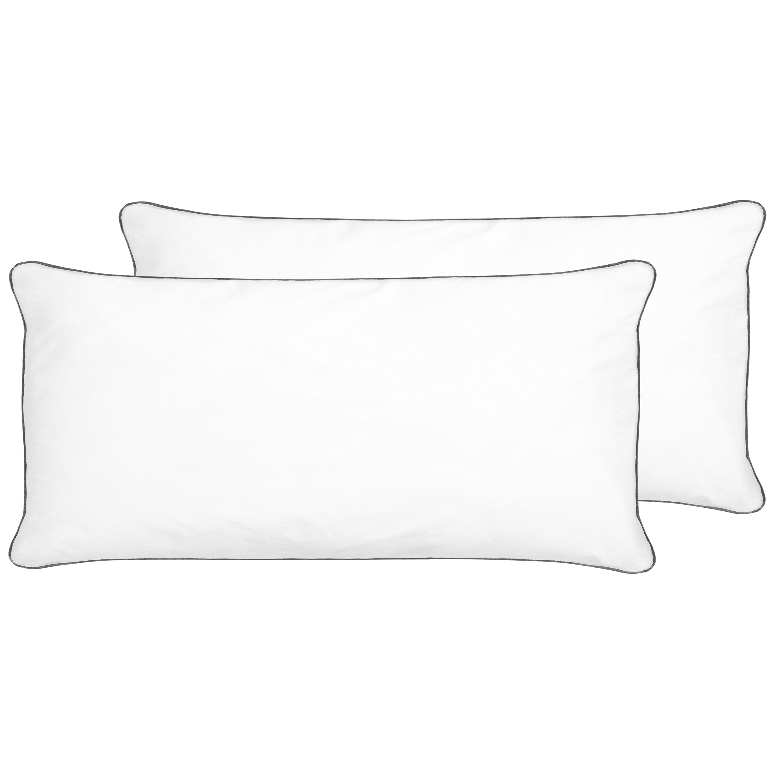 Hoofdkussen set van 2 microvezel 40 x 80 cm PELISTER