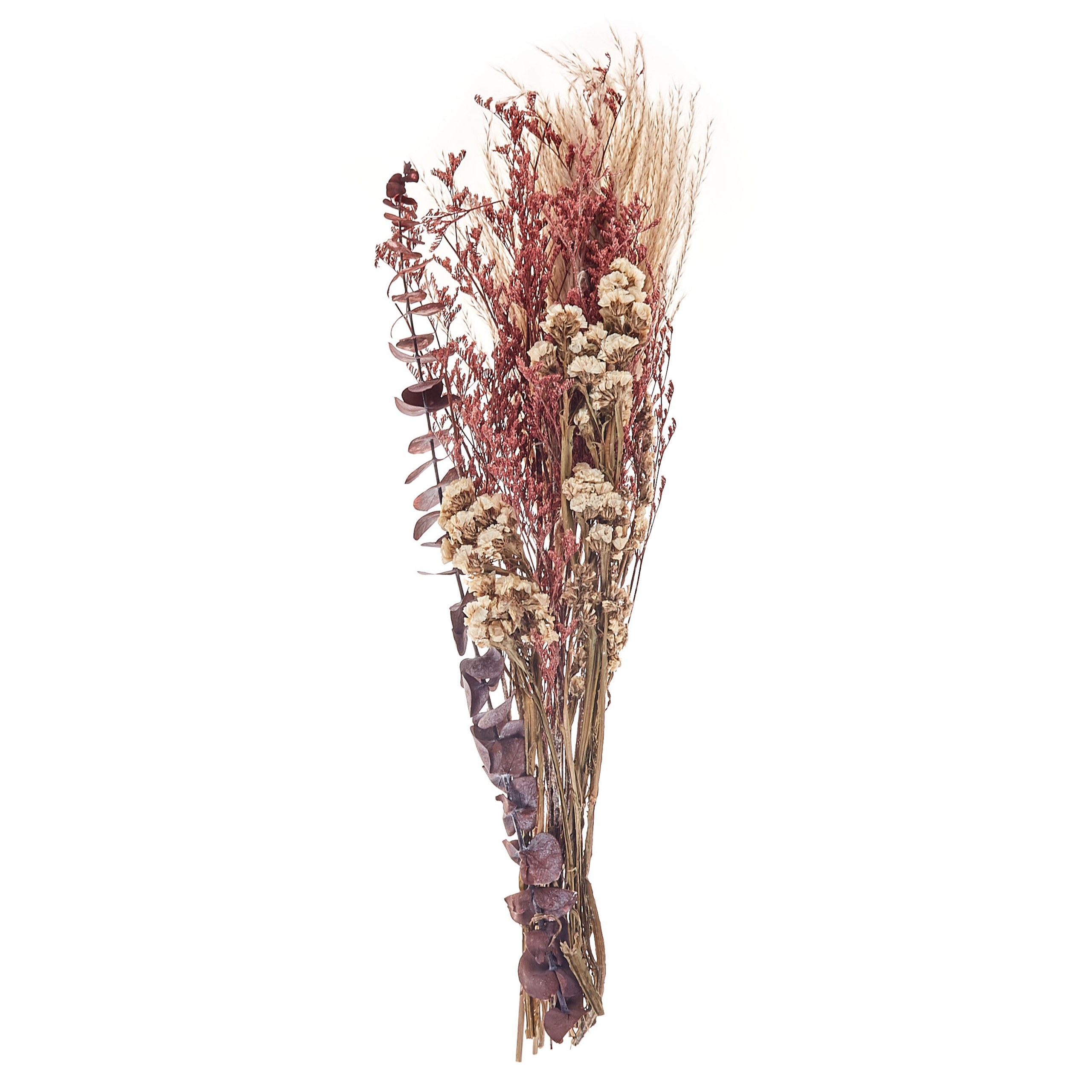 Droogbloemen boeket 55 cm roze ARABA