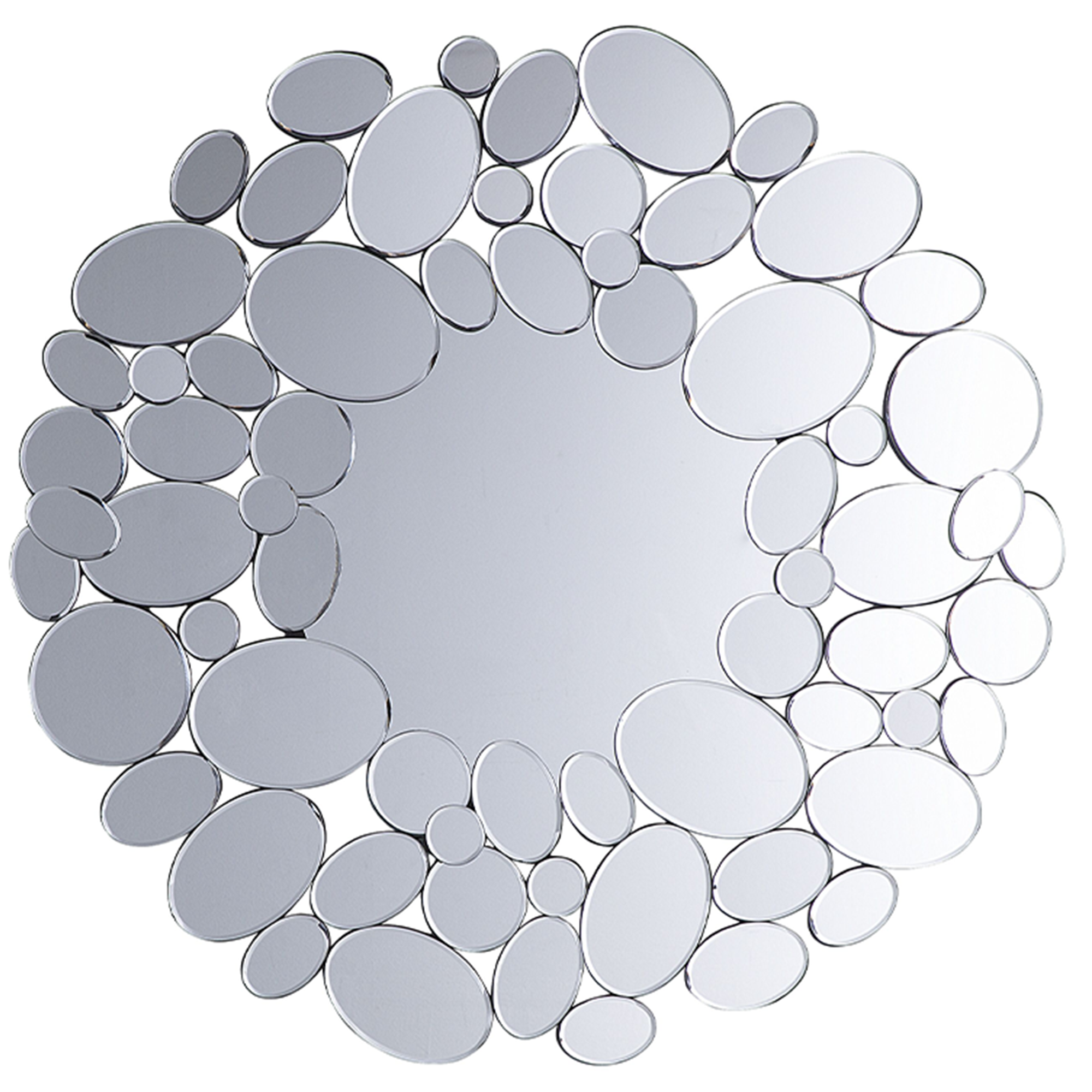 Wandspiegel 70 cm Zilver LIMOGES