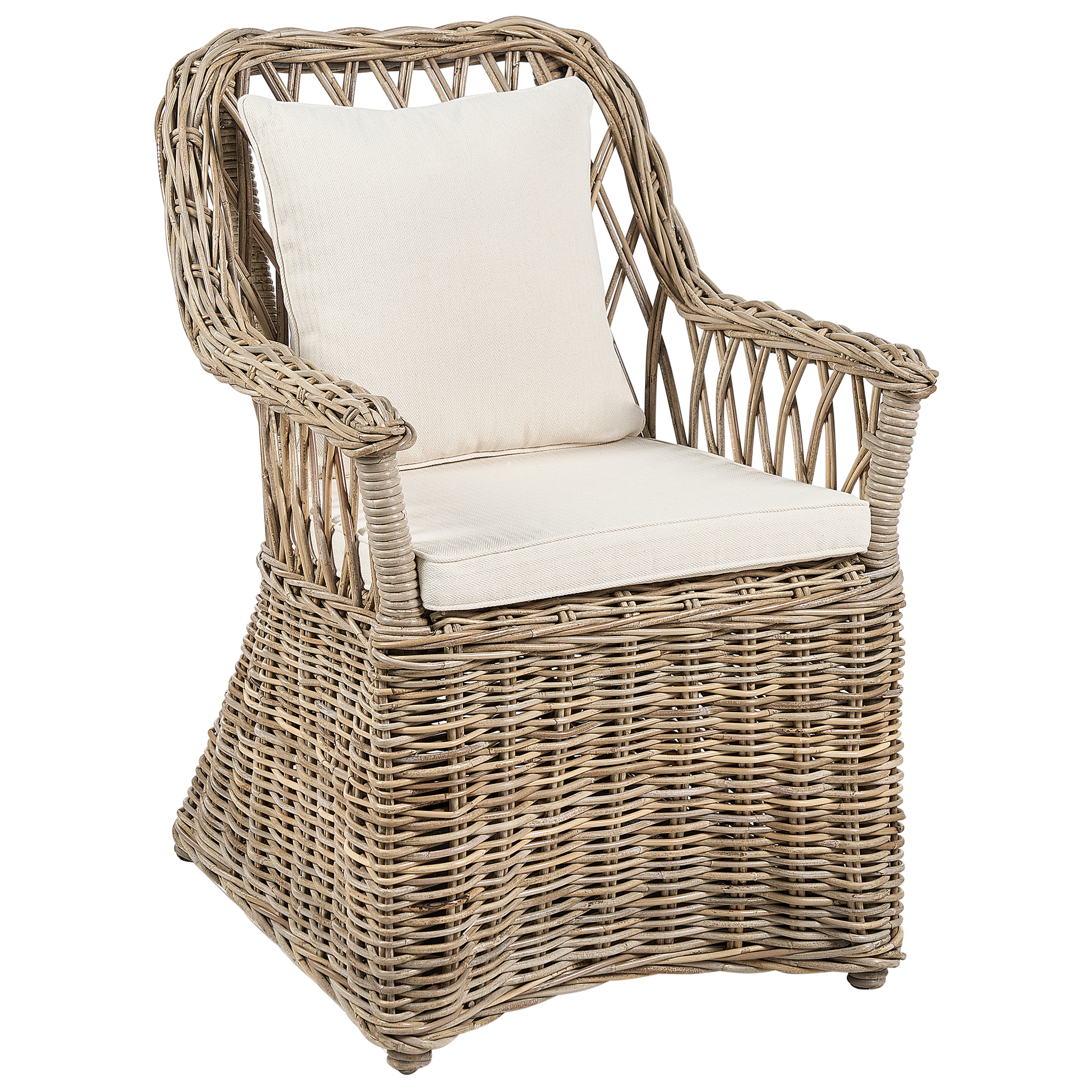 Tuinstoel Rotan Lichtbeige MAROS II