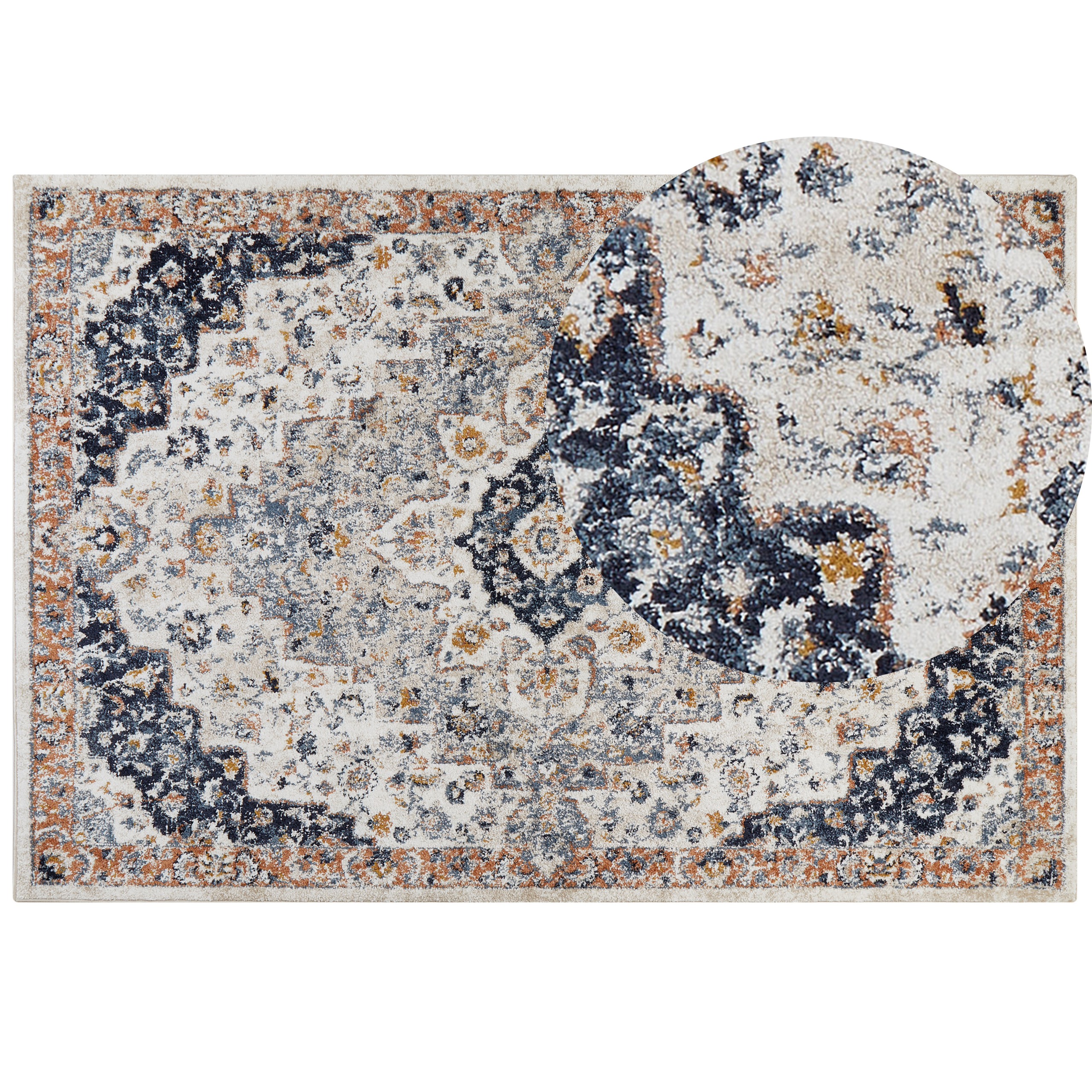 Vloerkleed polypropyleen meerkleurig 200 x 300 cm HERMON