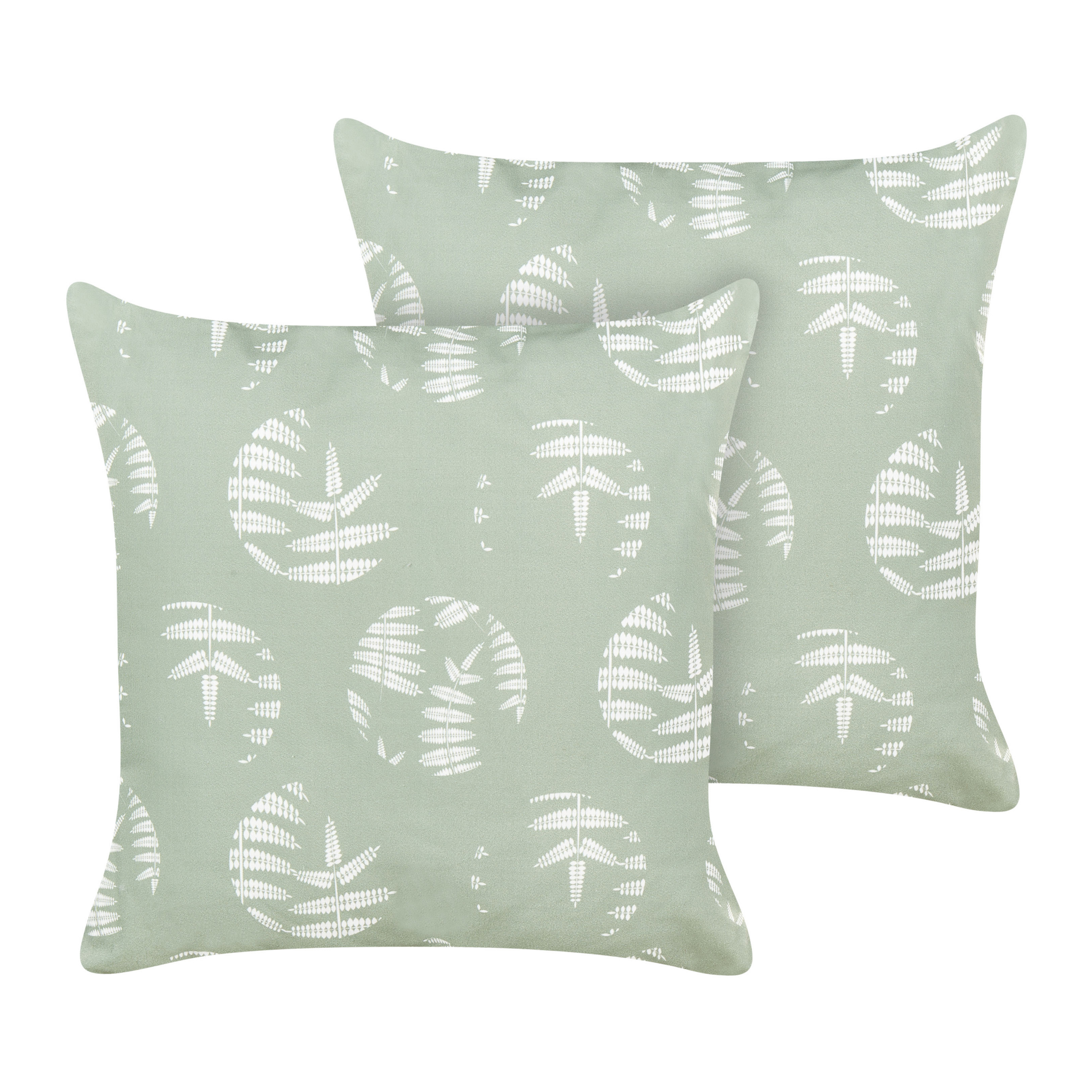 Set van 2 kussens Groen ALASSIO 45 x 45 cm