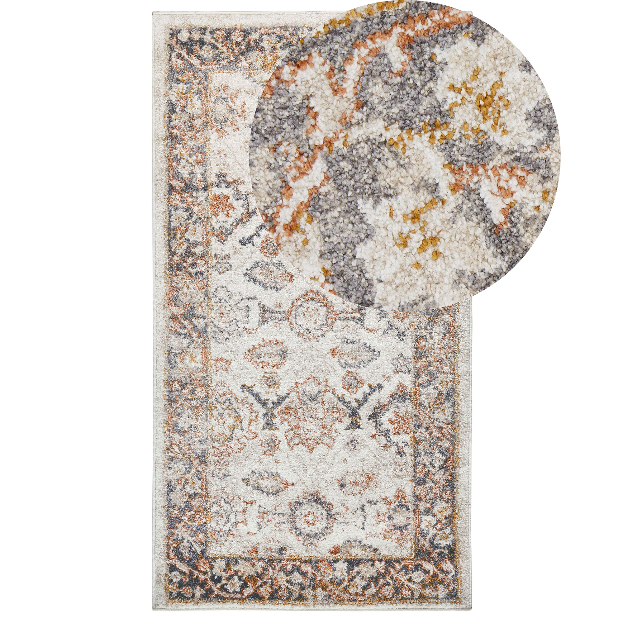 Vloerkleed polypropyleen beige 80 x 150 cm NURNUS