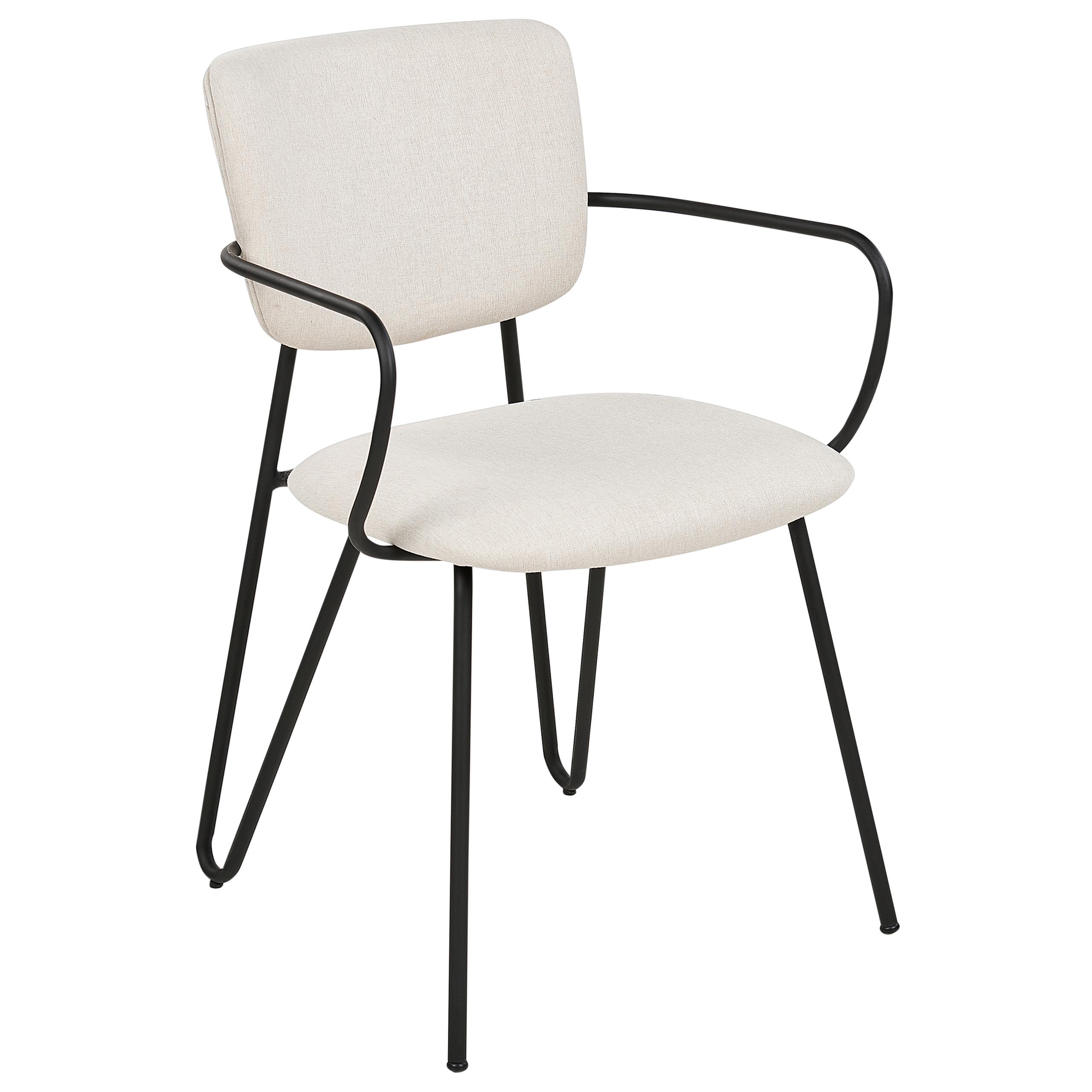 Set of 2 ELKO Dining Chairs Off-White [4]