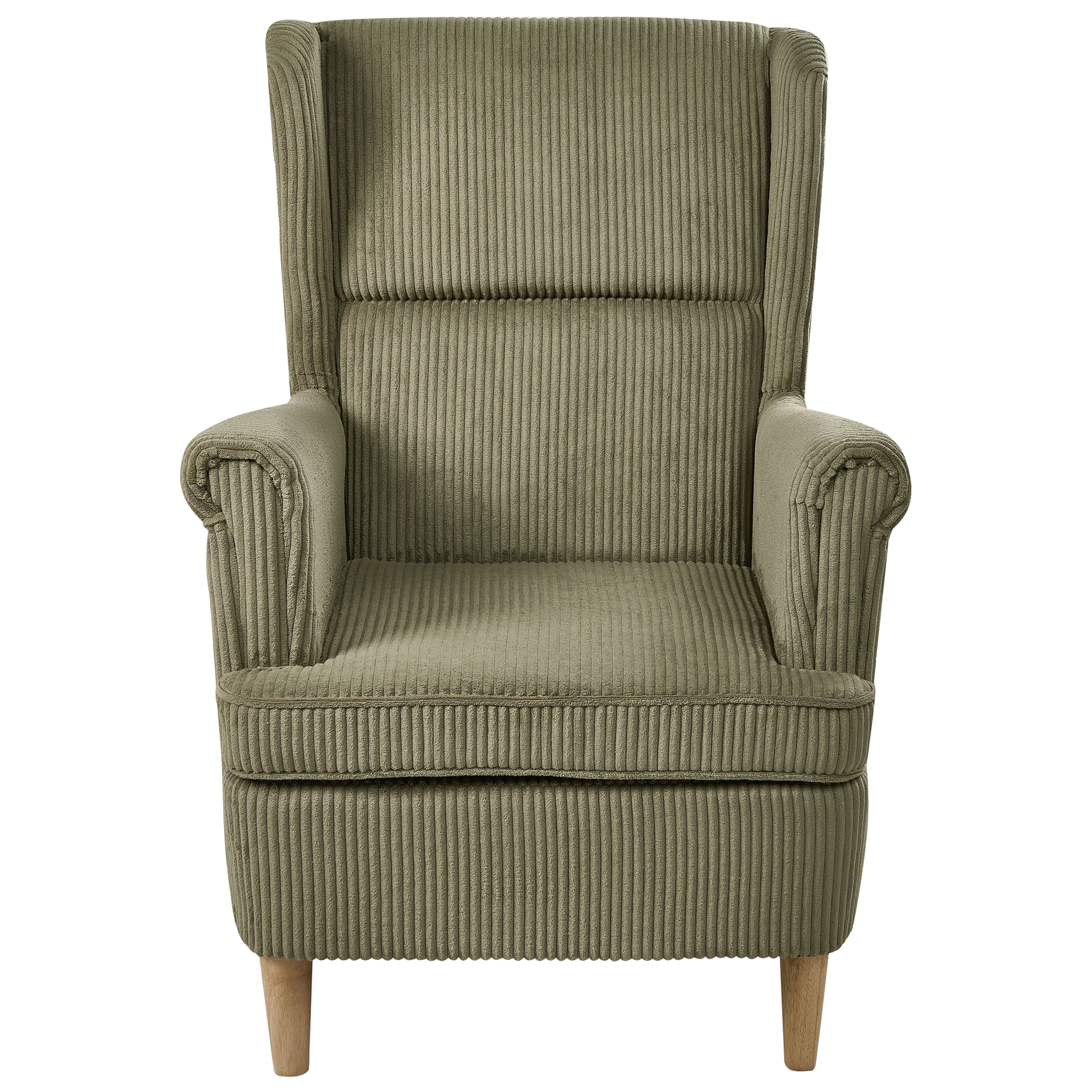 ABSON High Back Armchair Velvet Green [5]