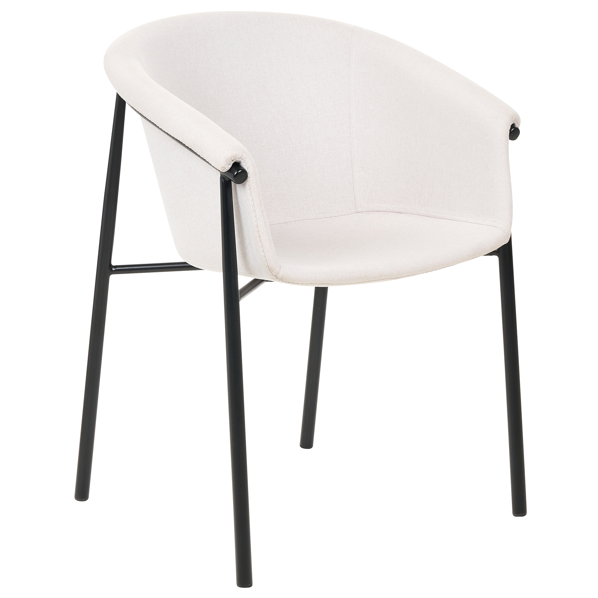 Set de 2 scaune dining AMES Bej deschis [4]