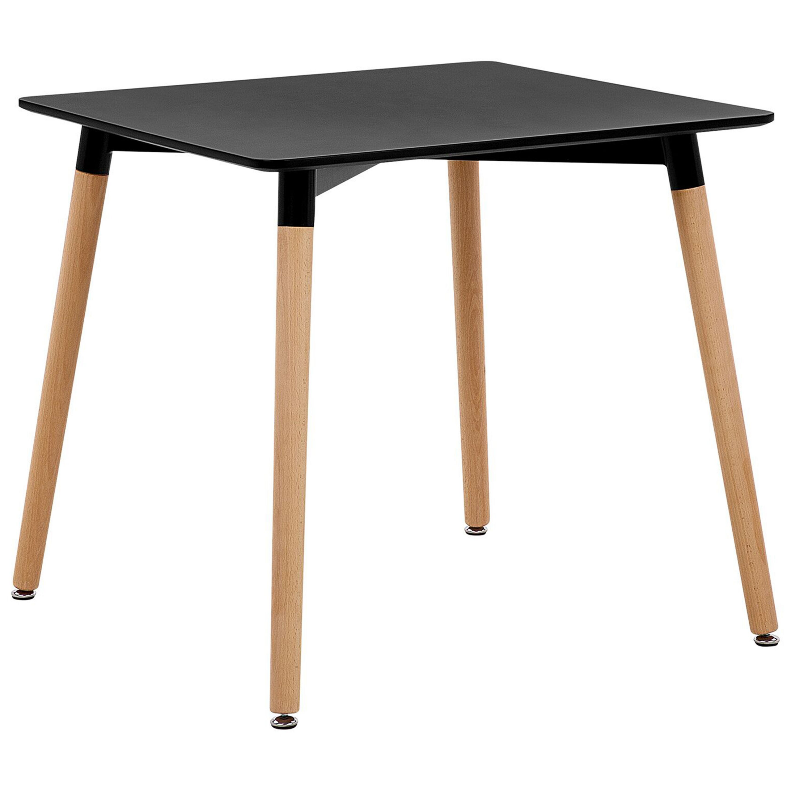 Eettafel MDF zwart 80 x 80 cm BUSTO