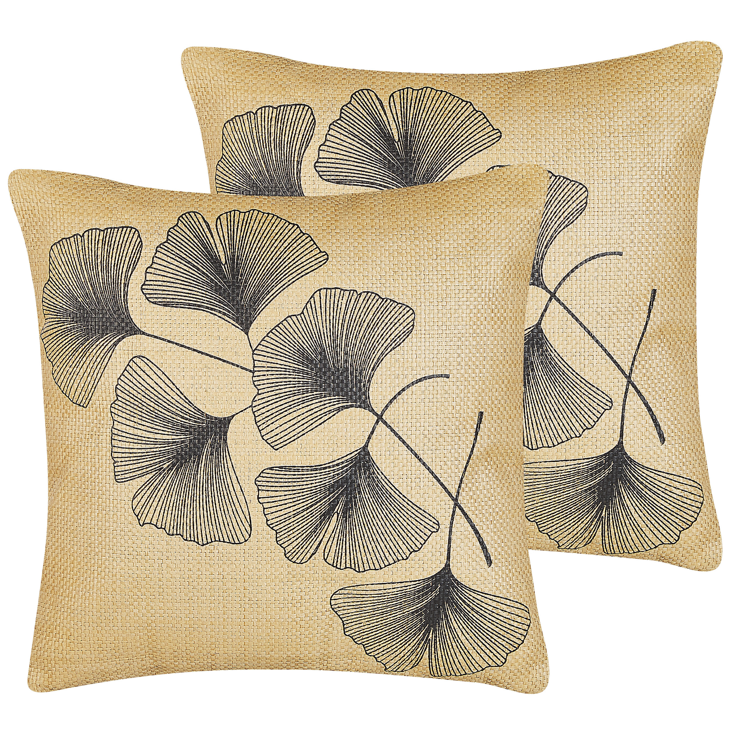 Set van 2 kussens Beige WAKAD 45 x 45 cm