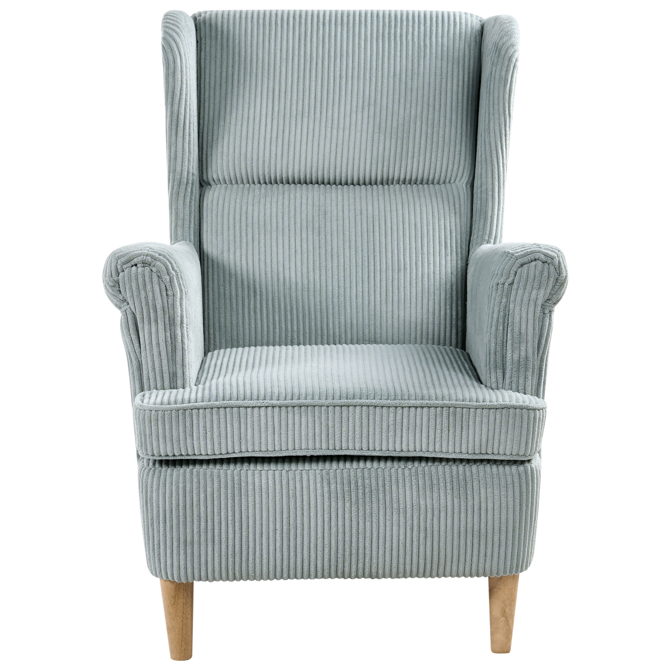 ABSON high-back armchair Velvet Light blue [5]
