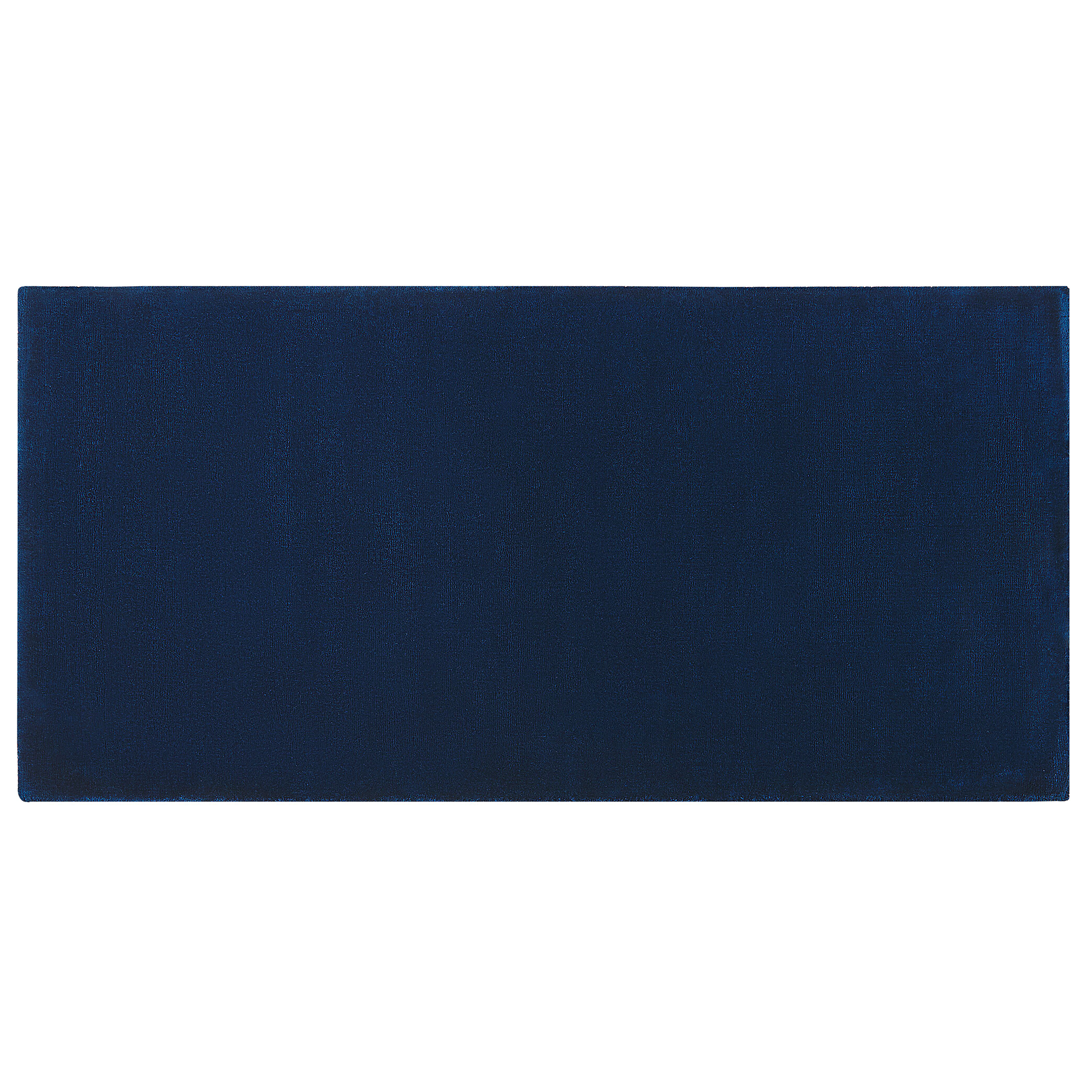 Vloerkleed viscose marineblauw 80 x 150 cm GESI II