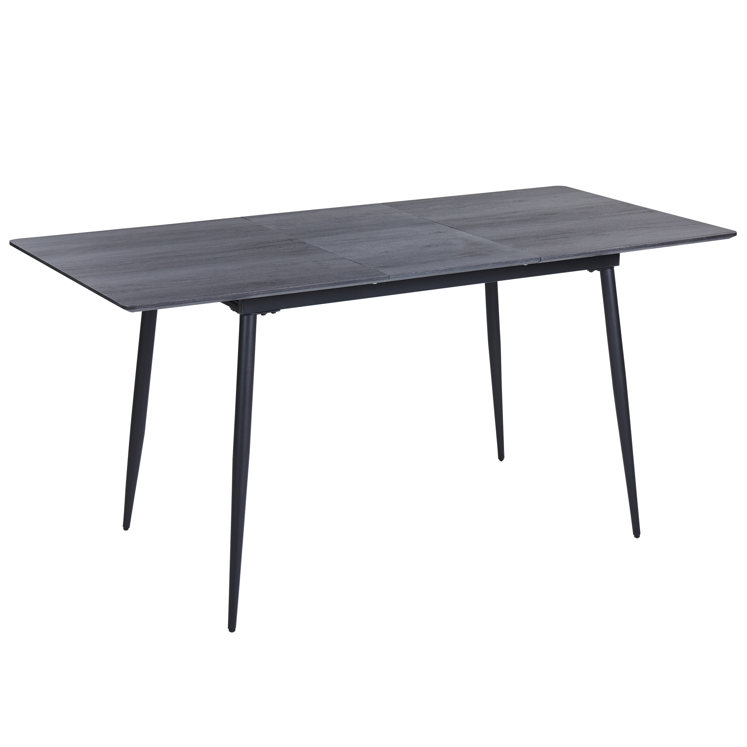 Eettafel uitschuifbaar MDF grijs 120/160 x 80 cm GELANDA