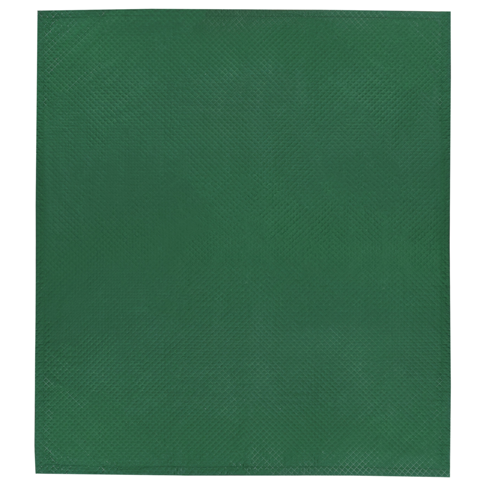 Image of Copriletto in tessuto di poliestere verde 200 x 220 cm con motivo decorativo in rilievo Biancheria da letto di design classico Camera da letto