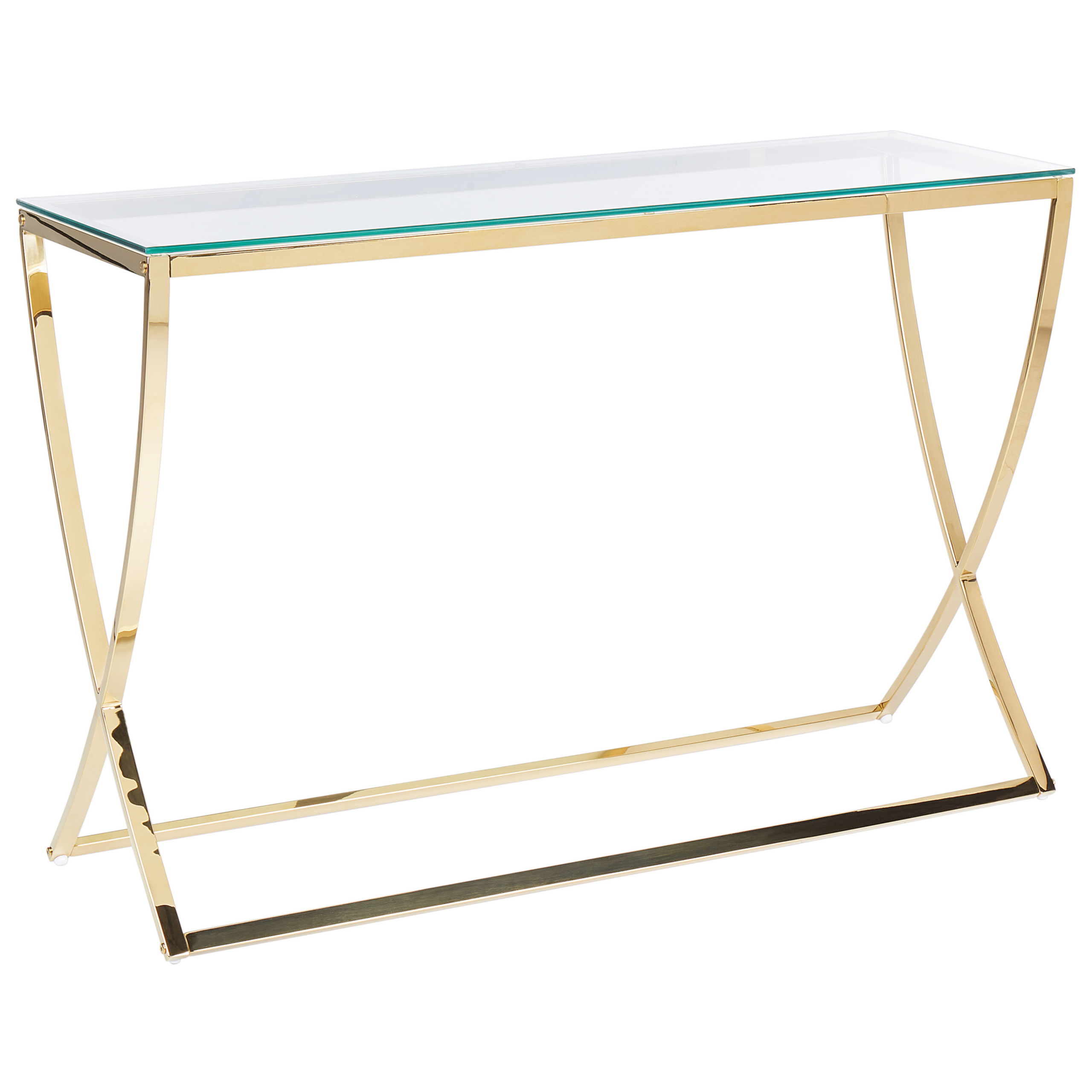 Sidetable glas goud RINGGOLD