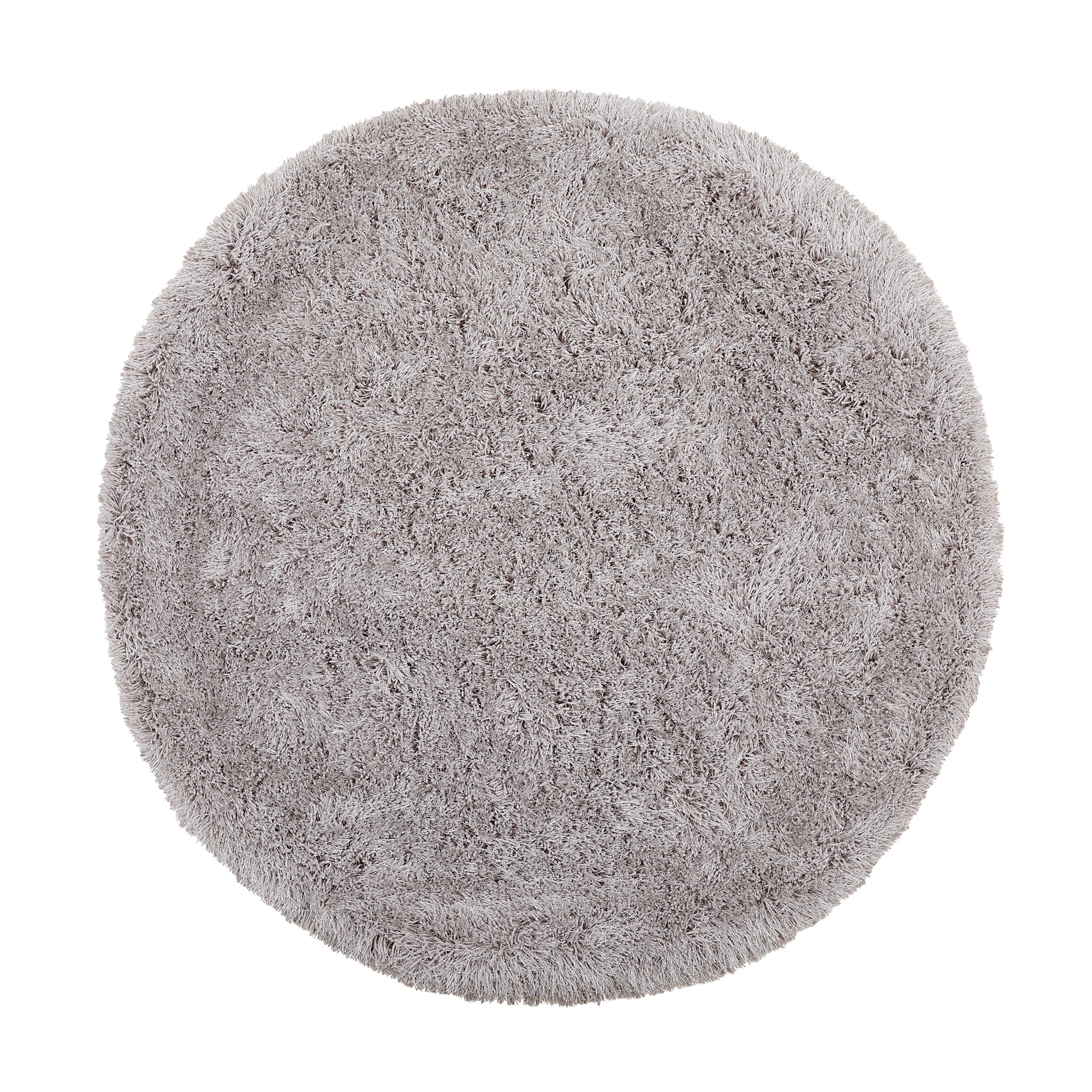 Vloerkleed polyester lichtgrijs ⌀ 140 cm CIDE