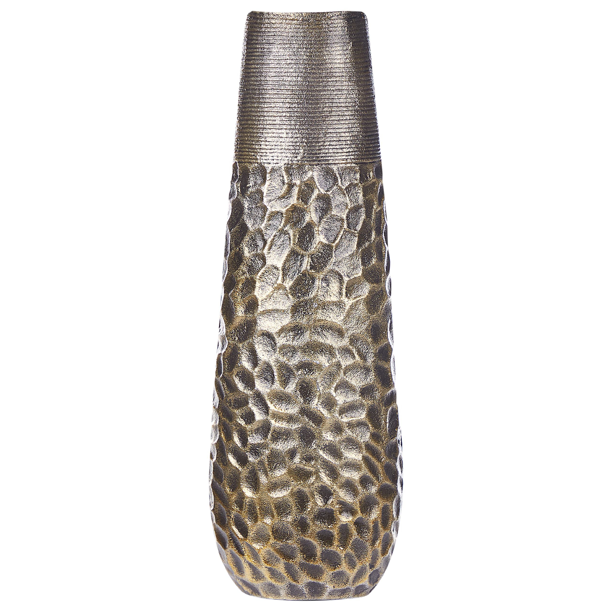 Aluminium Bloemenvaas 57 cm Goud THIVA