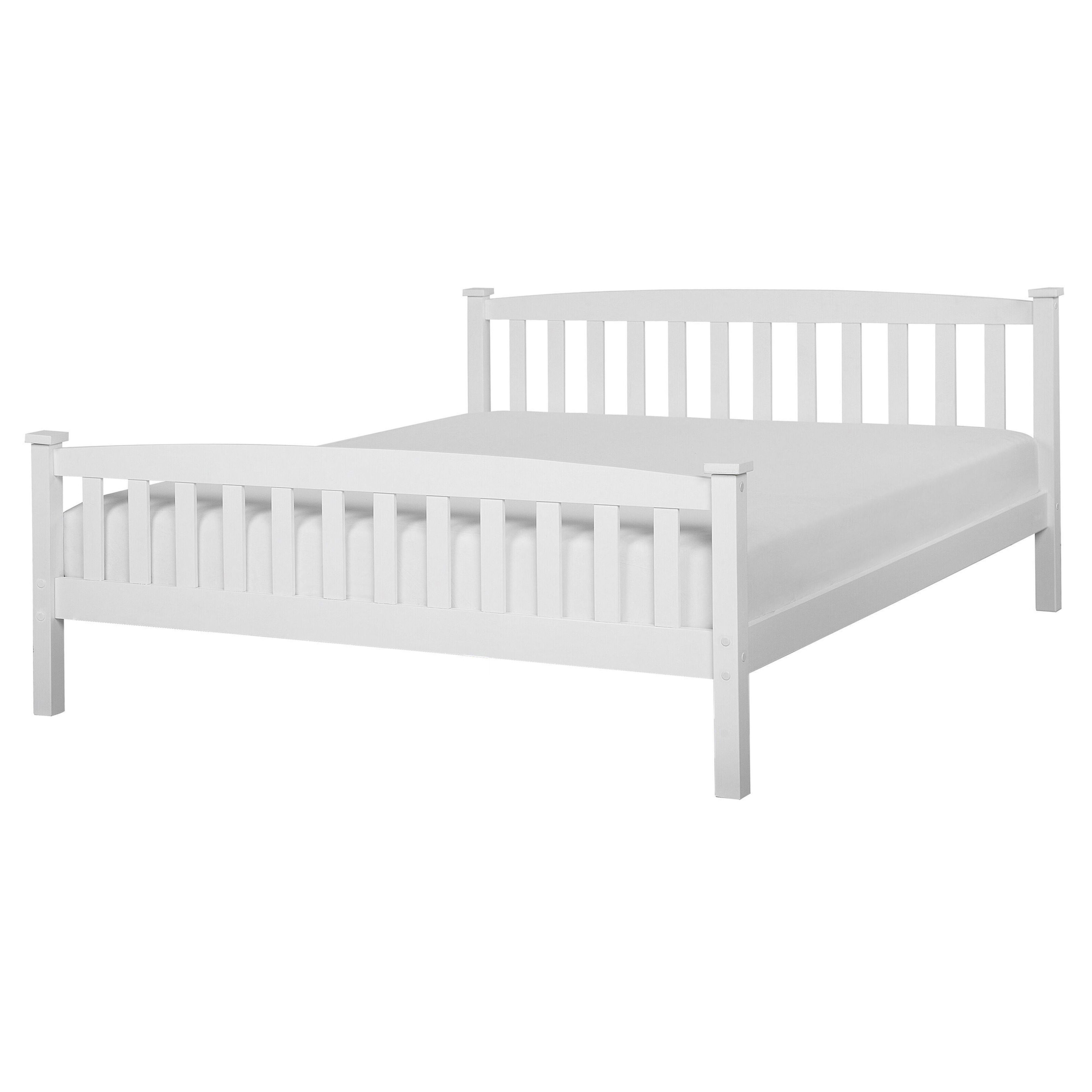 Bed hout wit 160 x 200 cm GIVERNY