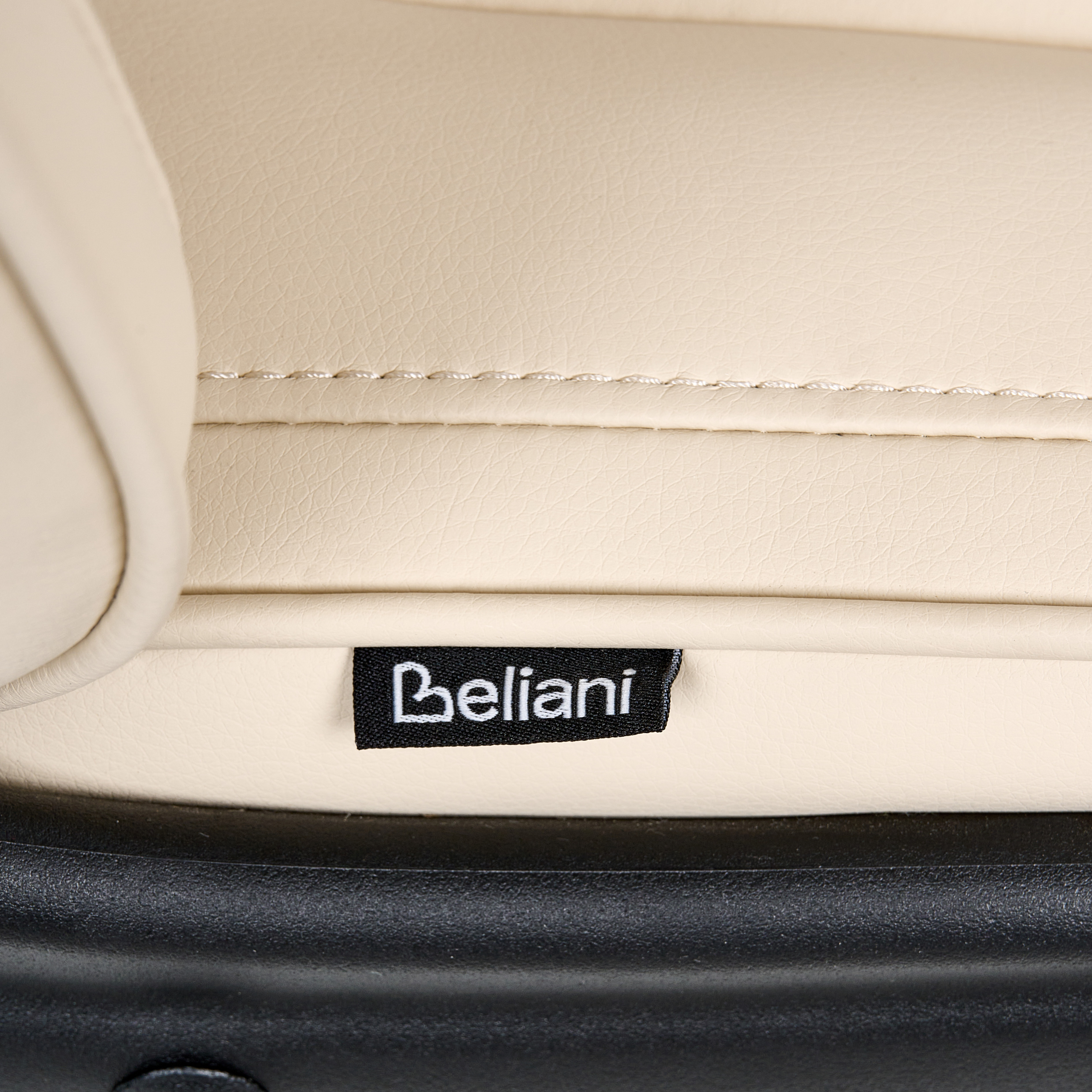 Scaun ergonomic TRIUMPHER Piele ecologică Alb-murdar [10]