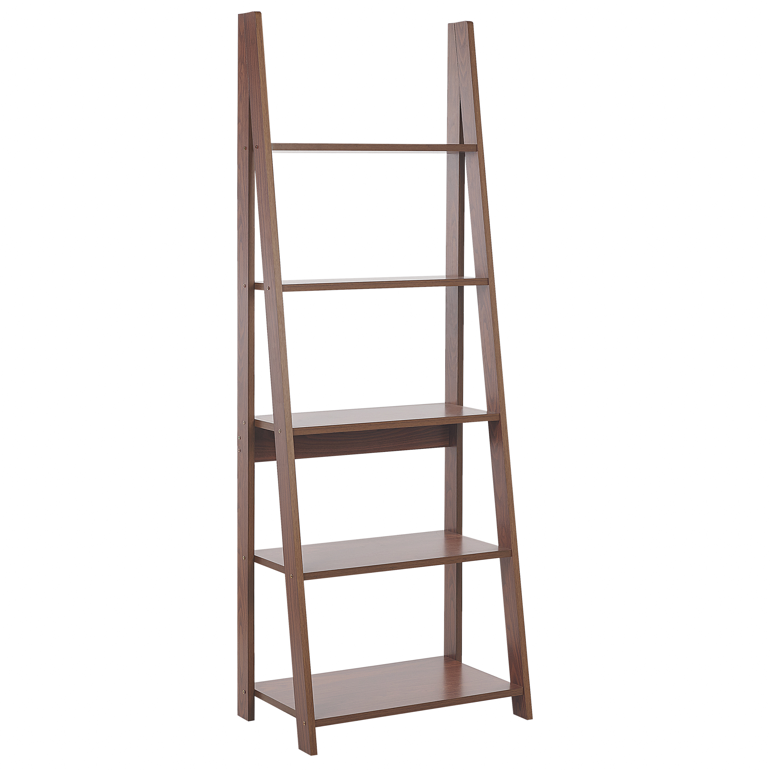 Boekenkast met 5 planken Donkere houtkleur WILTON