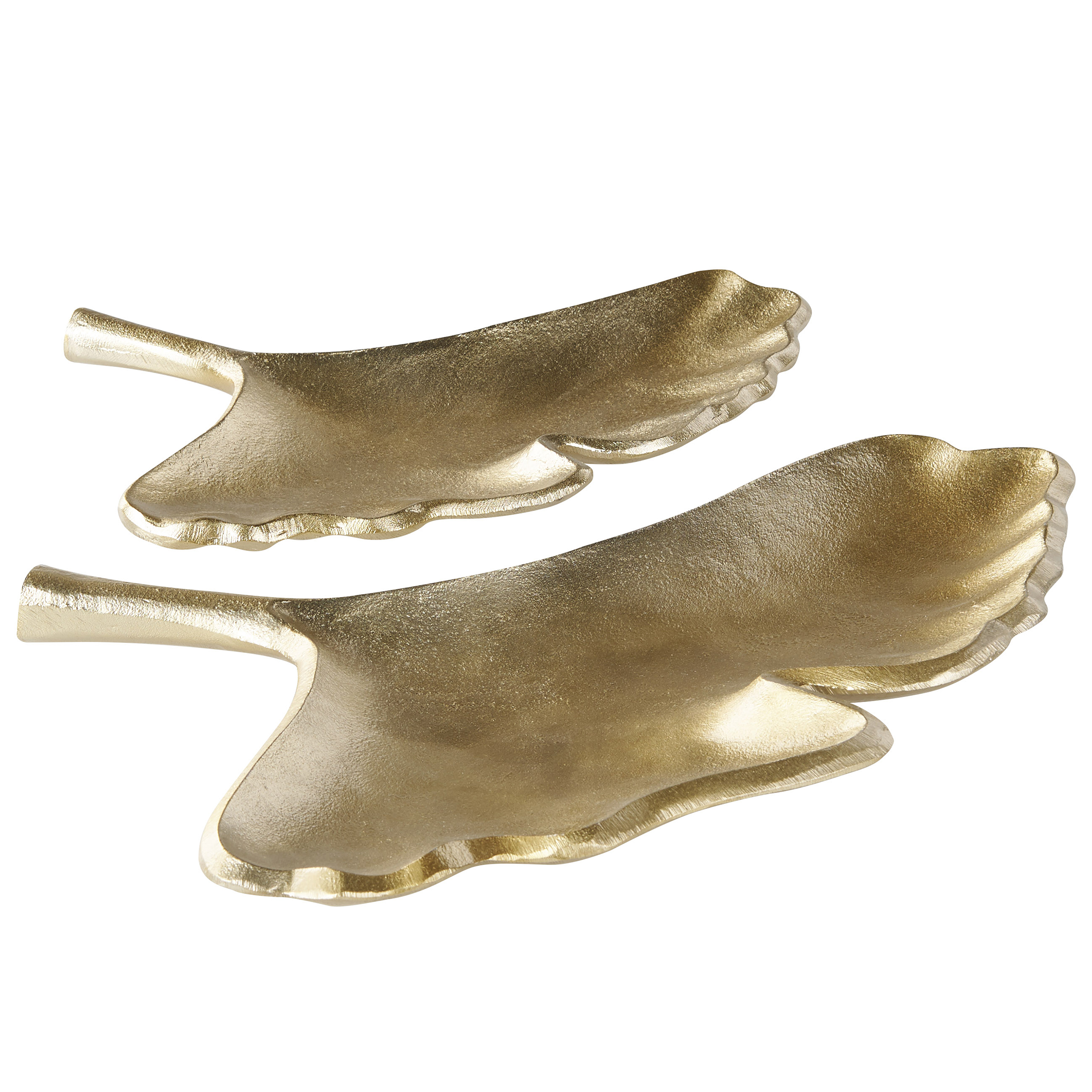Decoratieve schaal set van 2 goud PALENQUE