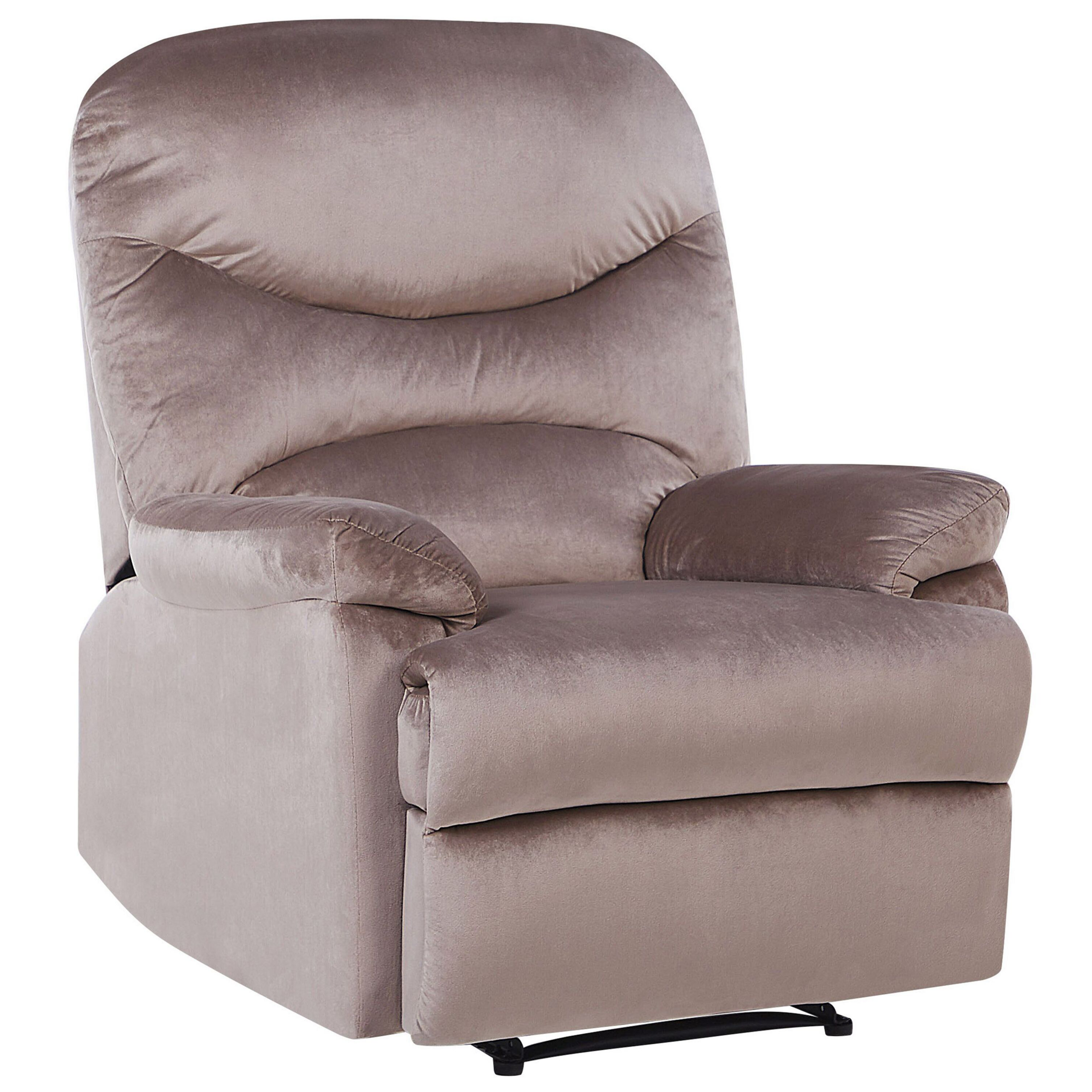 Fauteuil Fluweel Beige Taupe ESLOV