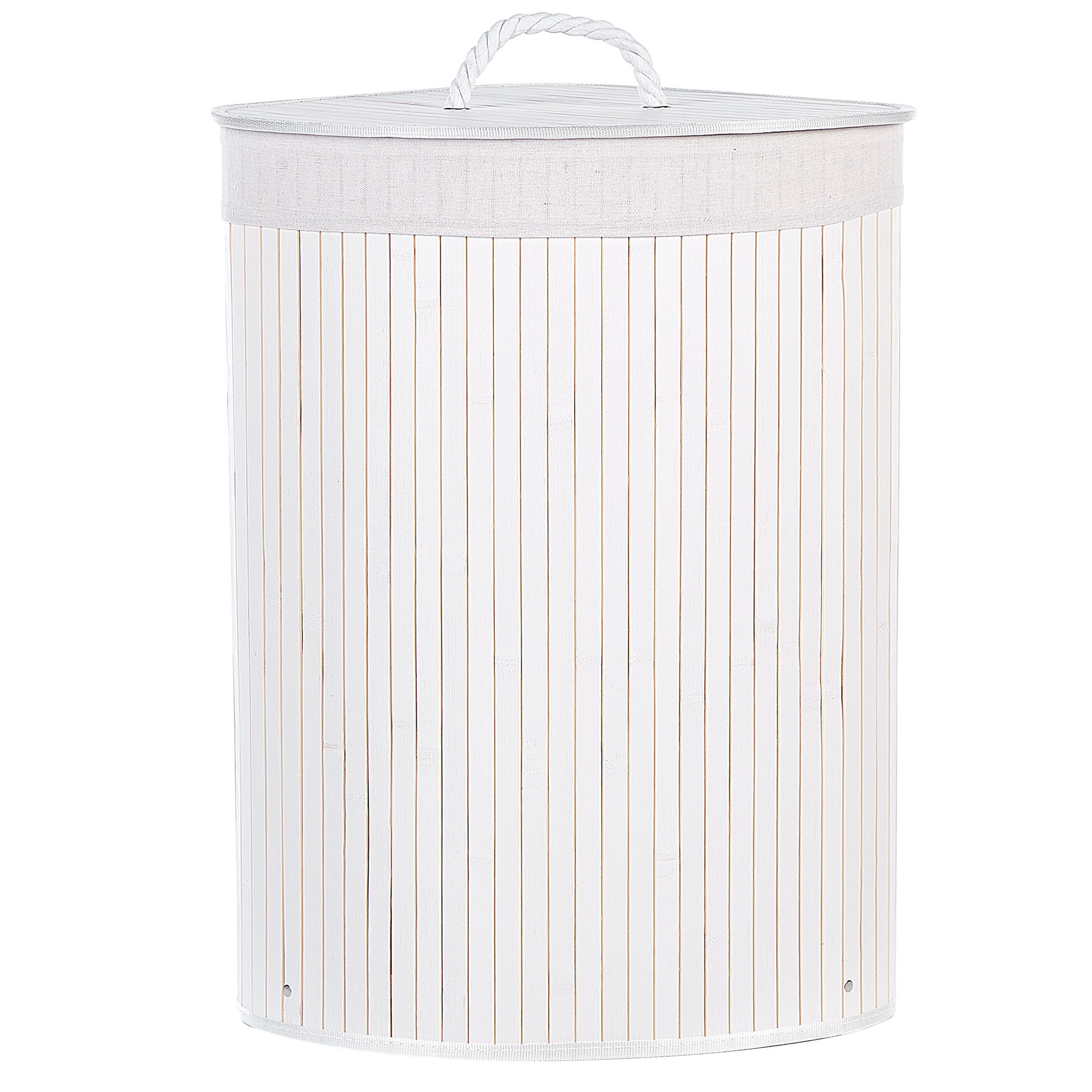 Wasmand bamboe wit 60 cm MATARA